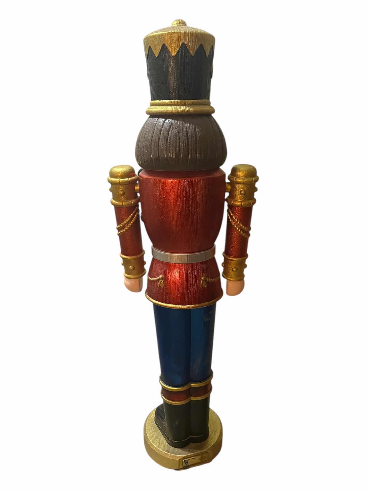 Photo 1 of HOLIDAY TIME LIFE-SIZE MULTICOLOR LIGHT UP MUSICAL CHRISTMAS NUTCRACKER 22” X 12” H68.5”