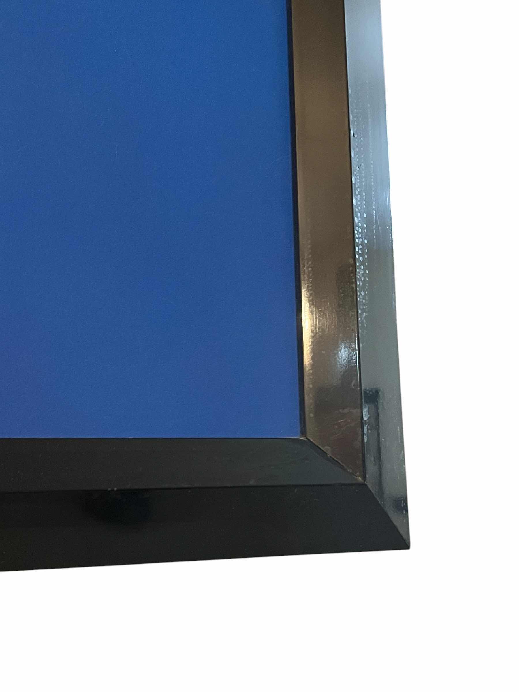 Photo 1 of BLUE DAISY ENCORE WYNN CANVAS FRAMED ARTWORK 35.5” X 35.5”