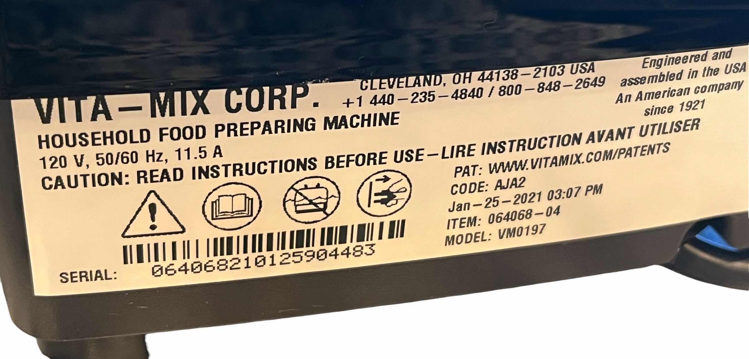 Photo 1 of VITA-MIX EXPLORIAN SERIES PROFESSIONAL BLENDER VM0197 $320