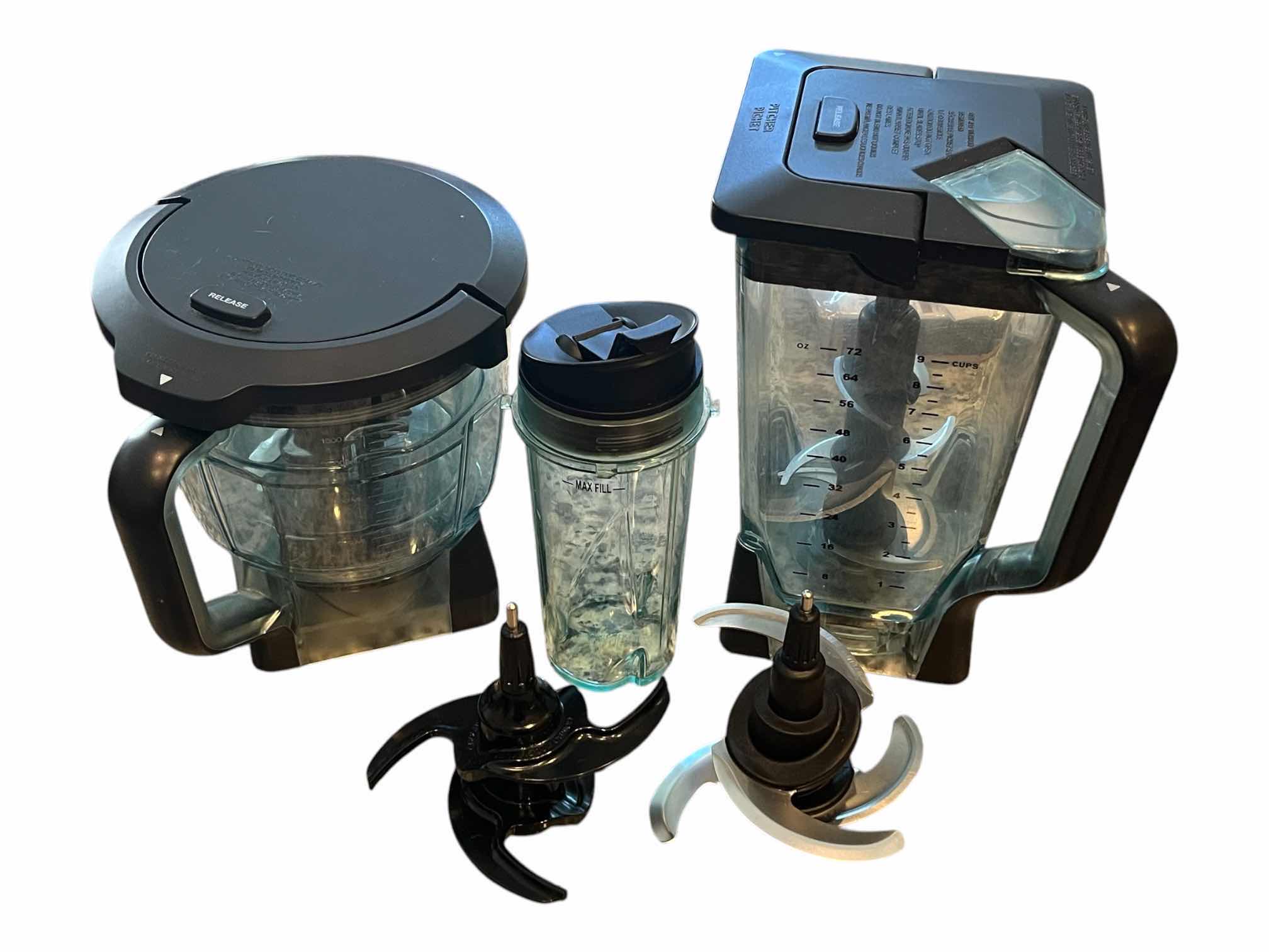 Photo 1 of NINJA PROFESSIONAL 1500W BLENDER FOOD PROCESSOR W ATTACHMENTS $200