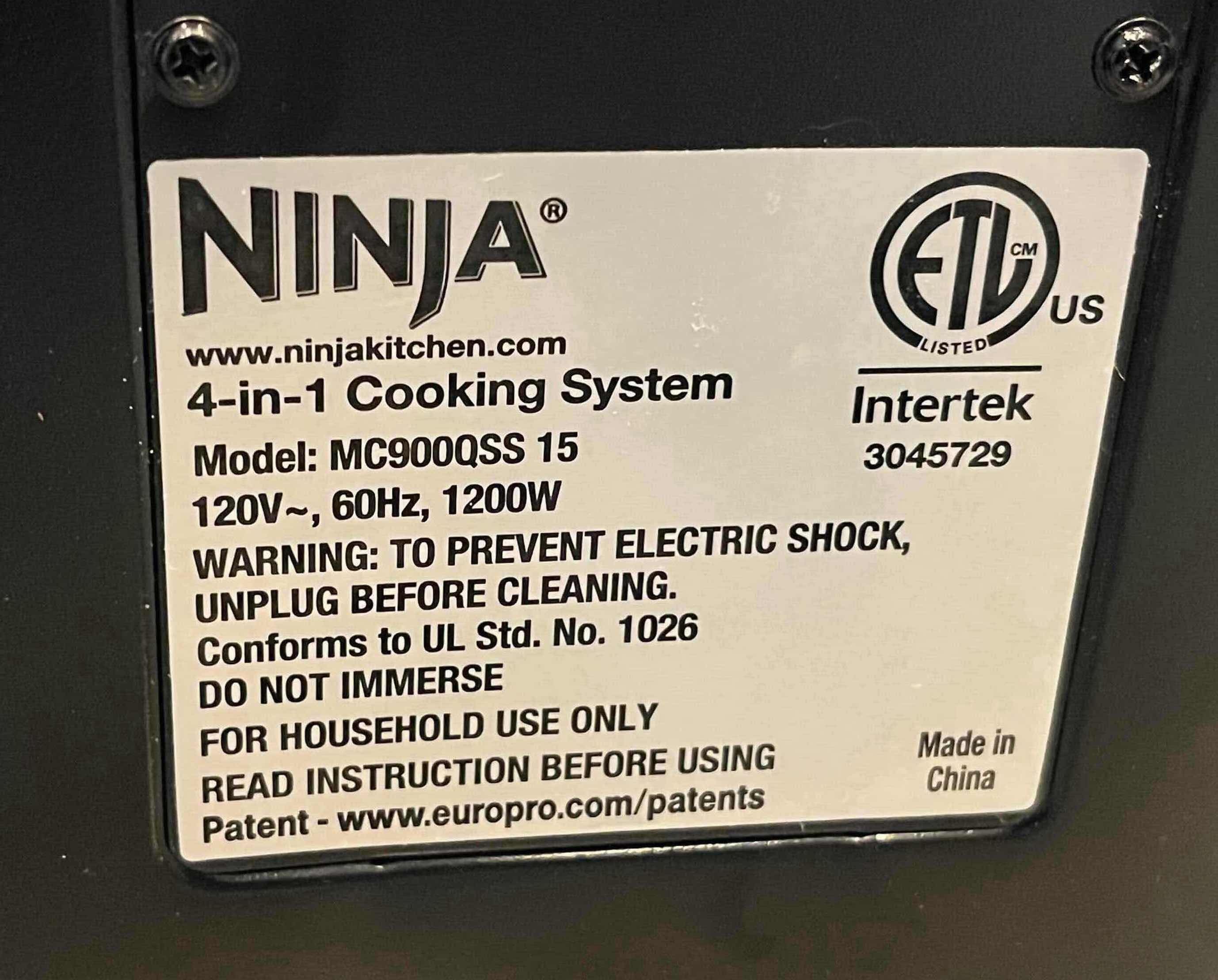 Photo 1 of NINJA 4-IN-1 COOKING SYSTEM SLOW COOKER MC9000SS 15