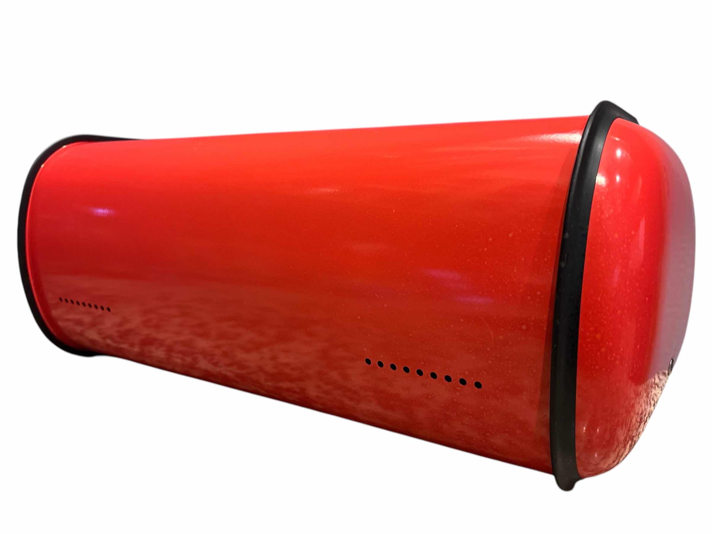 Photo 1 of HOME BASICS ROLL UP LID STAINLESS STEEL BREAD BOX $70