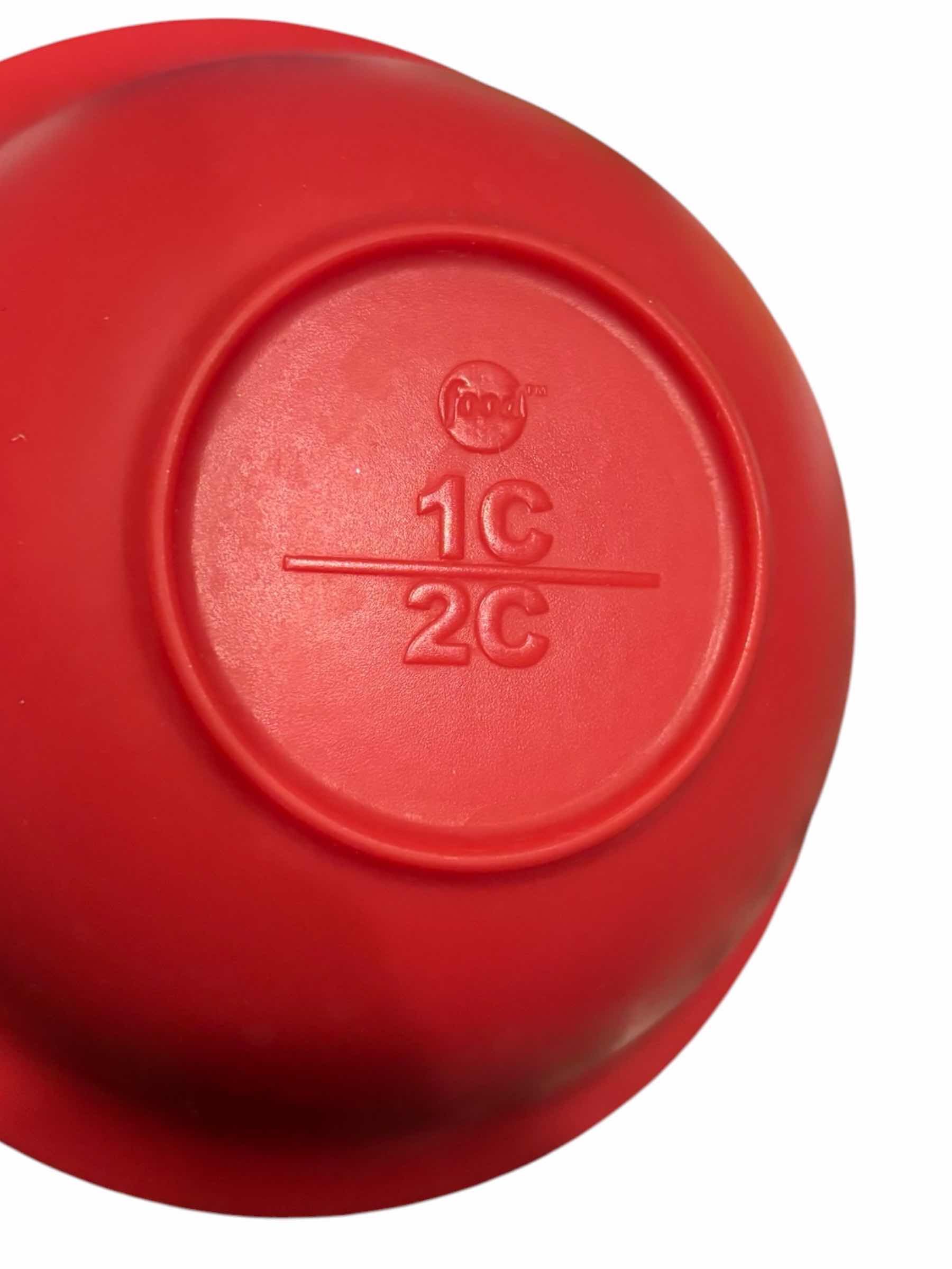 Photo 1 of FOOD NETWORK 5 PC NESTING SILICONE MEASURING BOWLS (READ NOTES)