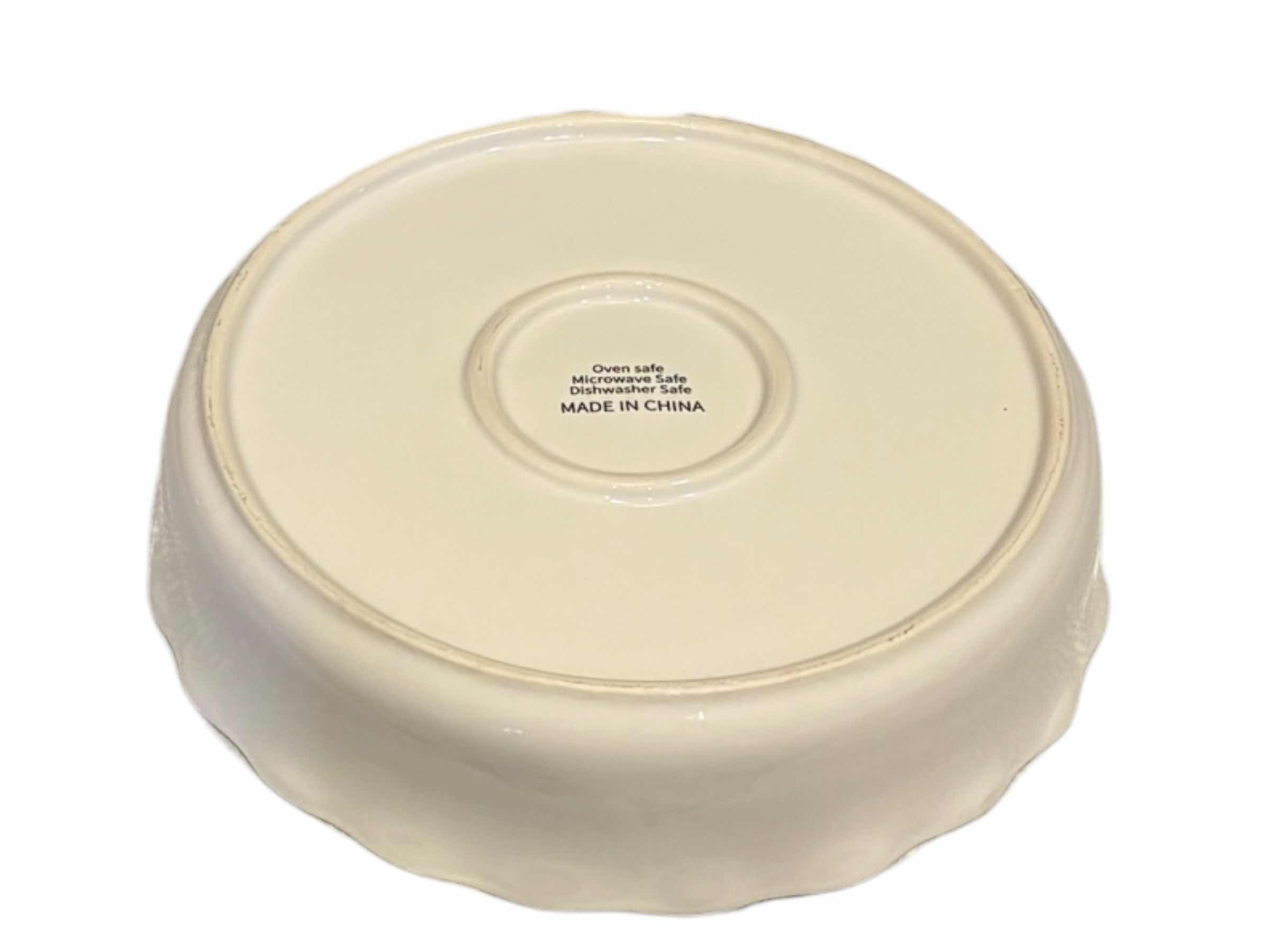 Photo 1 of CHRISTMAS THEME CERAMIC DISHES- SERVING TRAY, EGG TRAY & TART PLATE $35