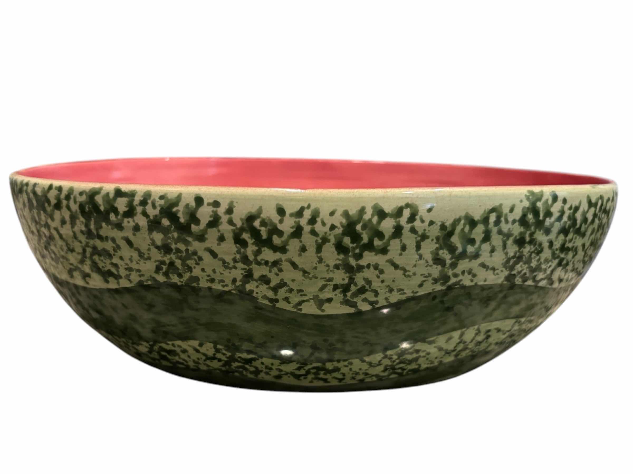 Photo 1 of 6 PC CERAMIC WATERMELON SERVING SET