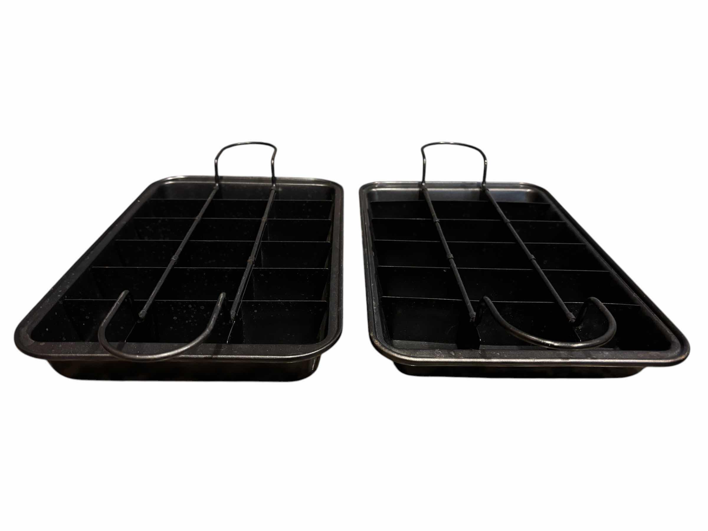 Photo 1 of DIVIDER BROWNIE PANS (2) & 7” SPRINGFORM BAKING PAN (READ NOTES)
