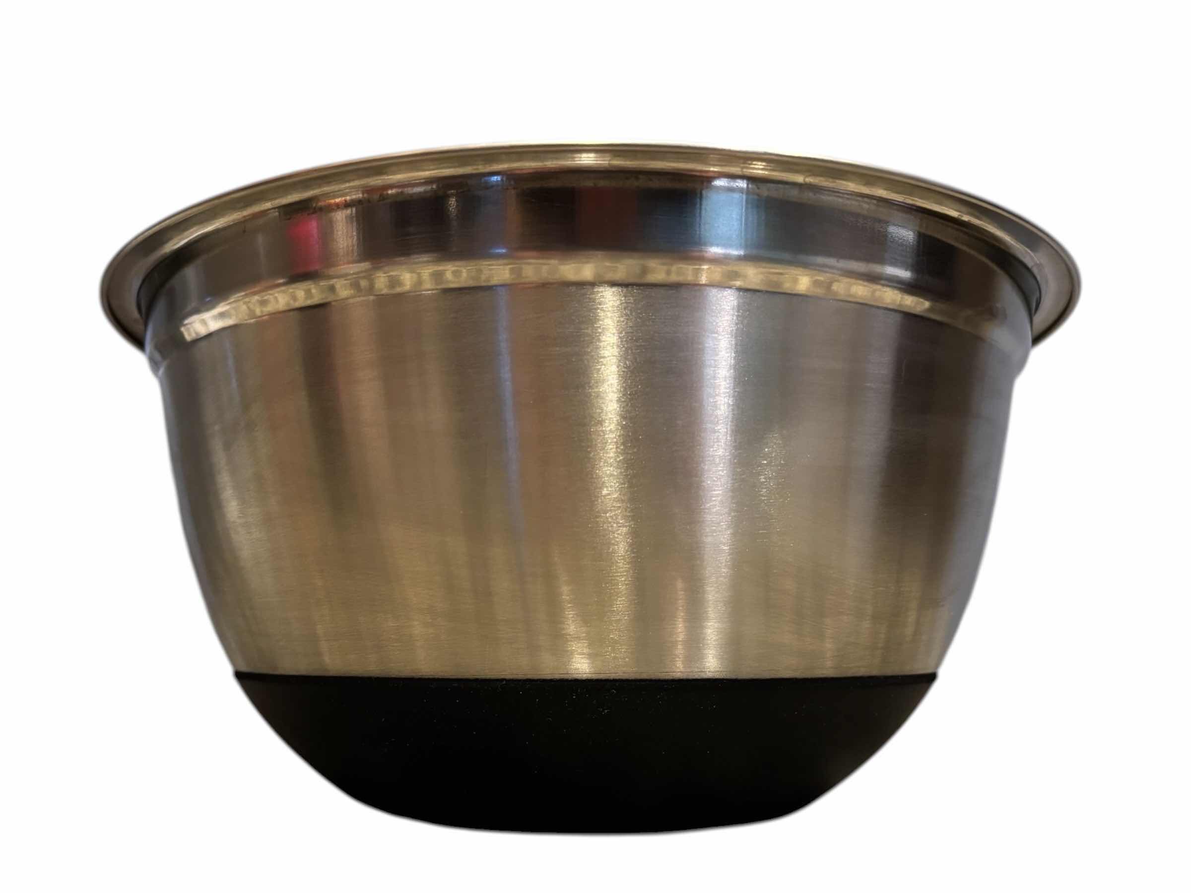 Photo 1 of 4 PC STAINLESS STEEL MIXING BOWL SET W NON-SLIP BOTTOM