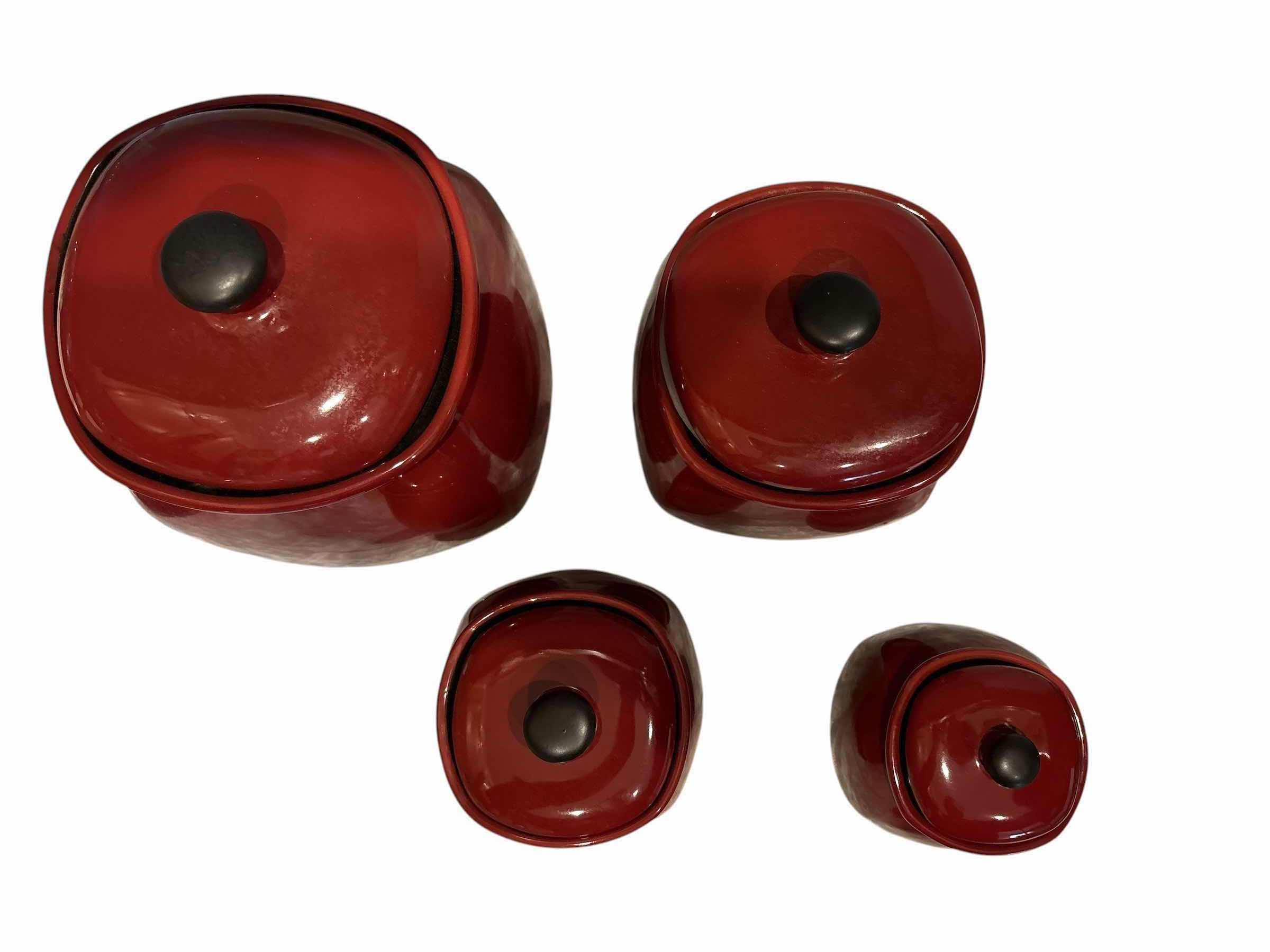 Photo 1 of AMERICAN ATELIER CANISTER 4PC SET H8.5”