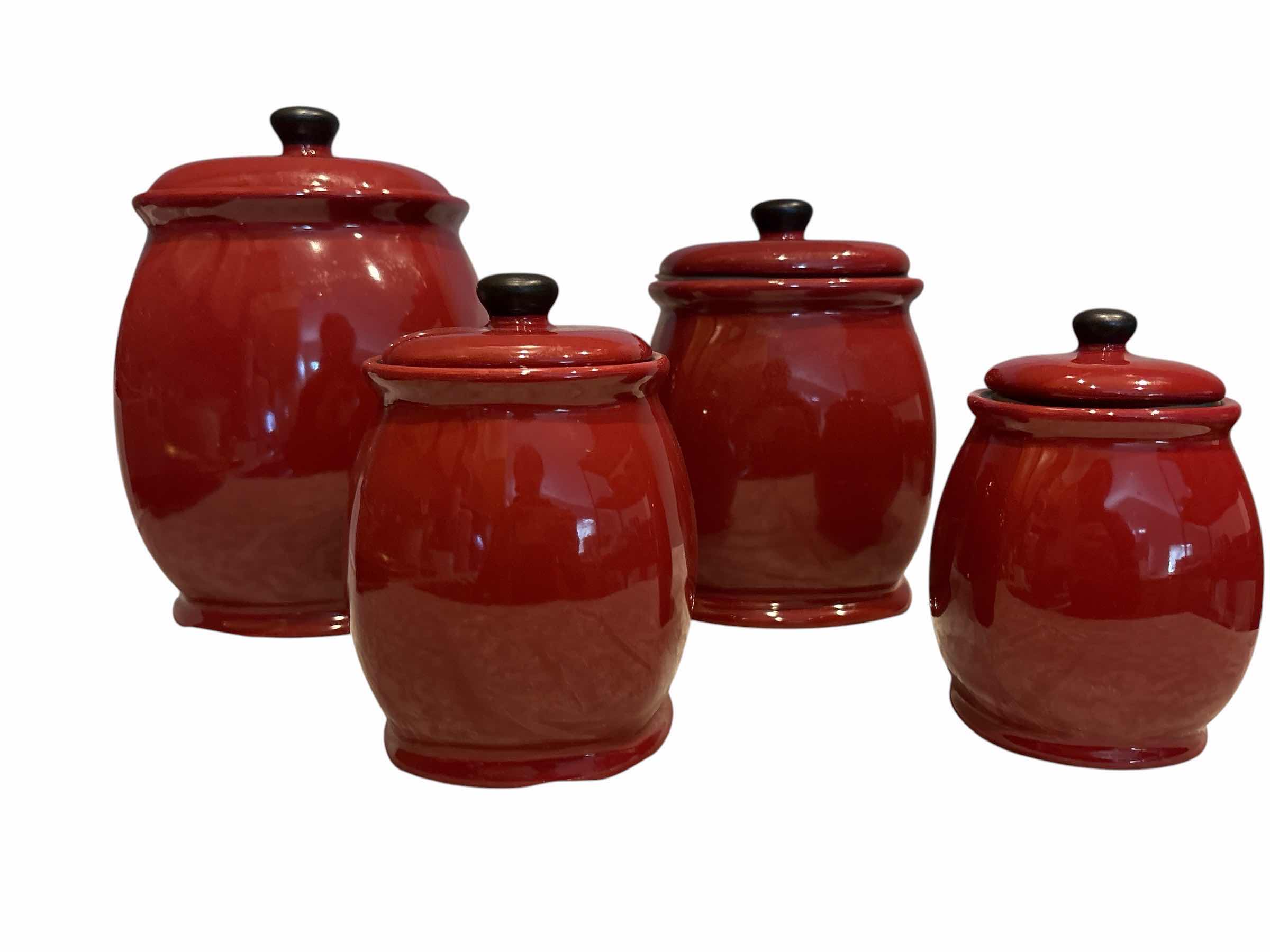 Photo 1 of AMERICAN ATELIER CANISTER 4PC SET H8.5”
