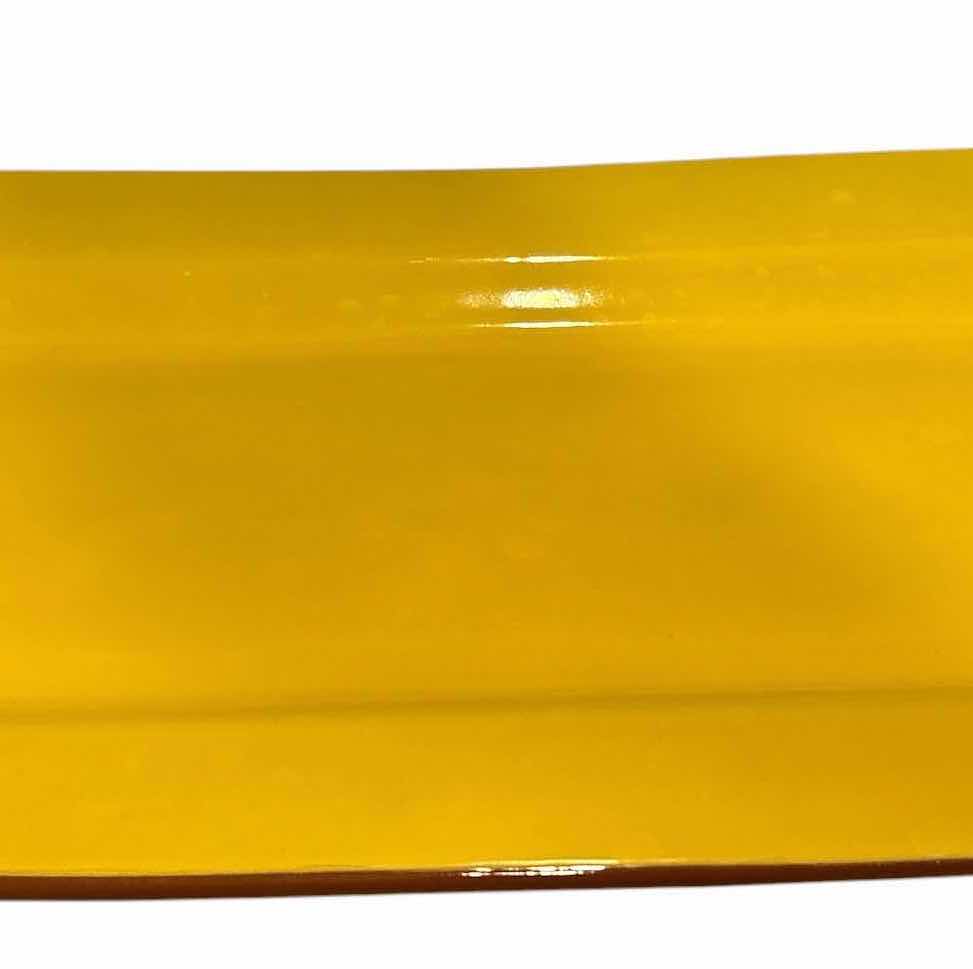 Photo 1 of CANARY YELLOW CERAMIC TRAY L19”