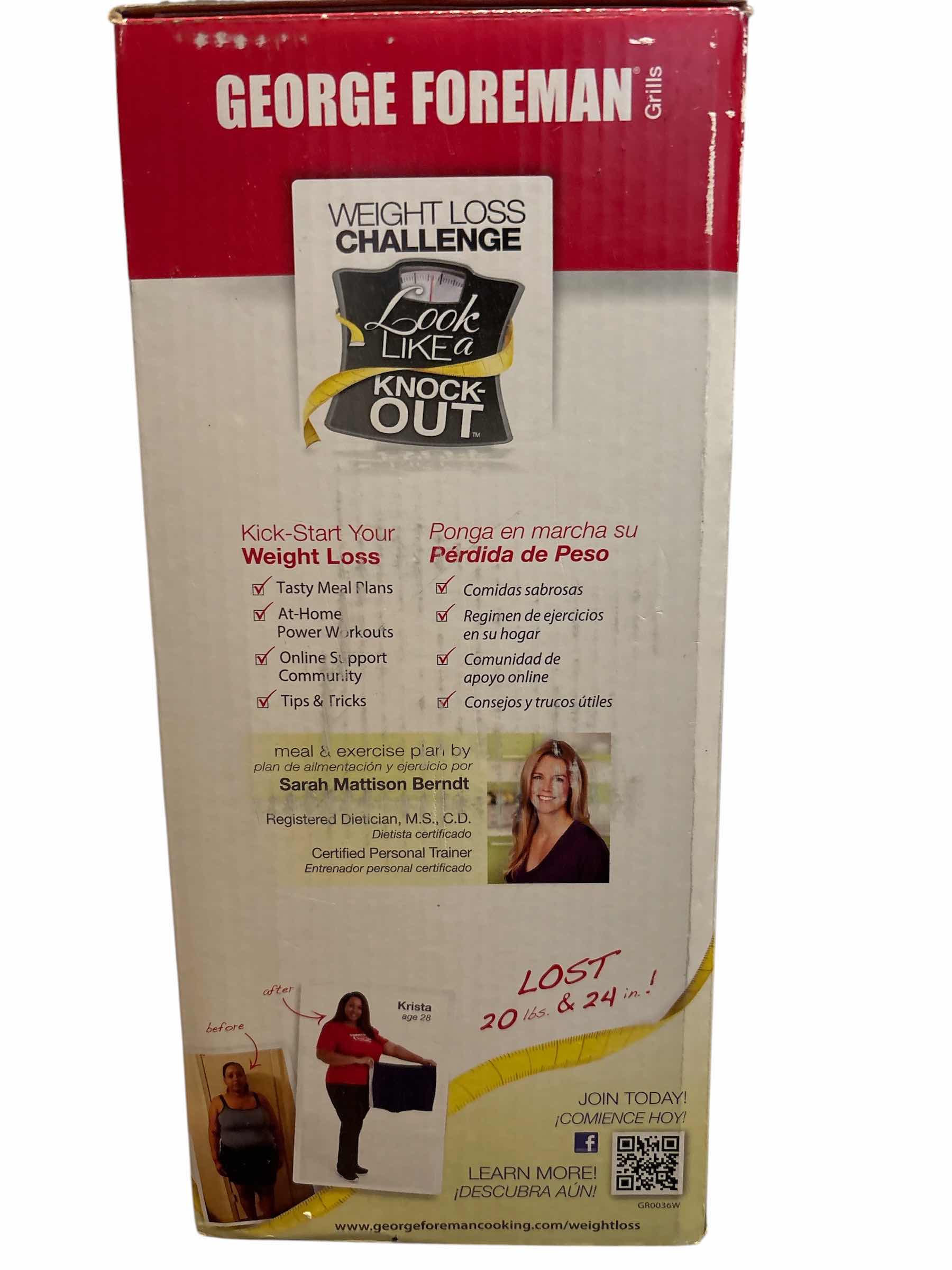 Photo 1 of GEORGE FOREMAN TWO SERVING GRILL