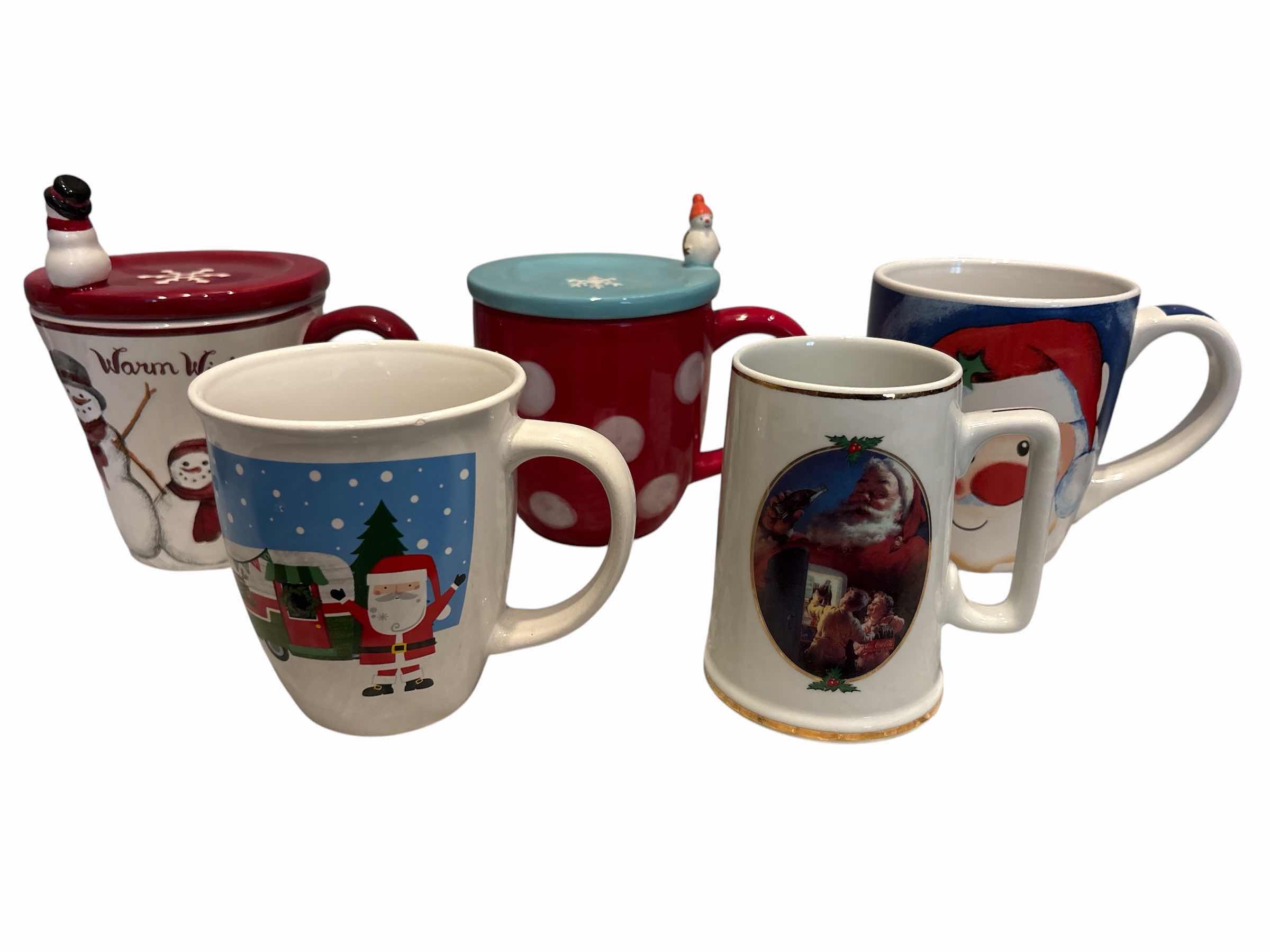 Photo 1 of CHRISTMAS MUGS (5)