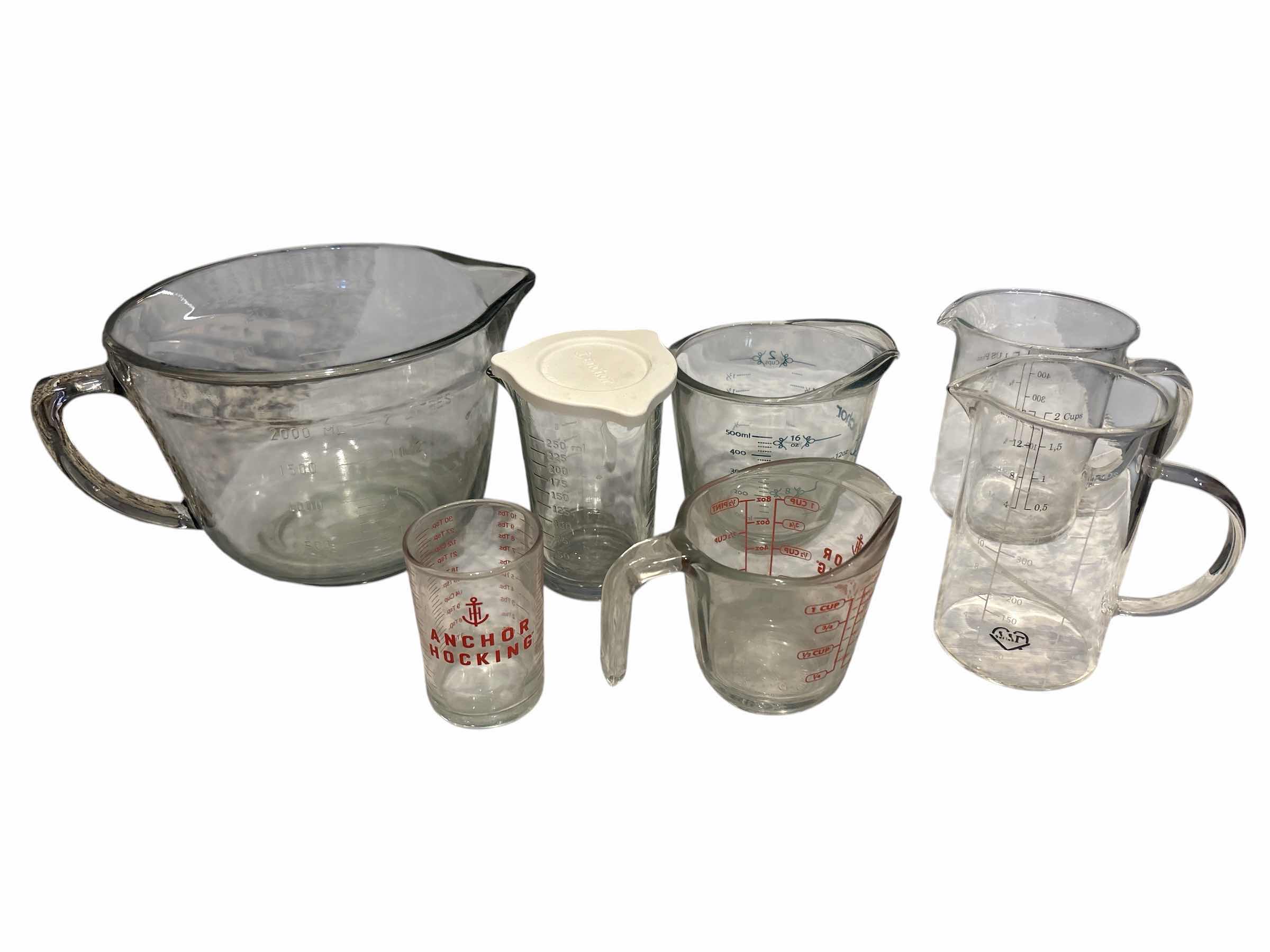 Photo 1 of GLASS MEASURING KITCHEN TOOLS (7)