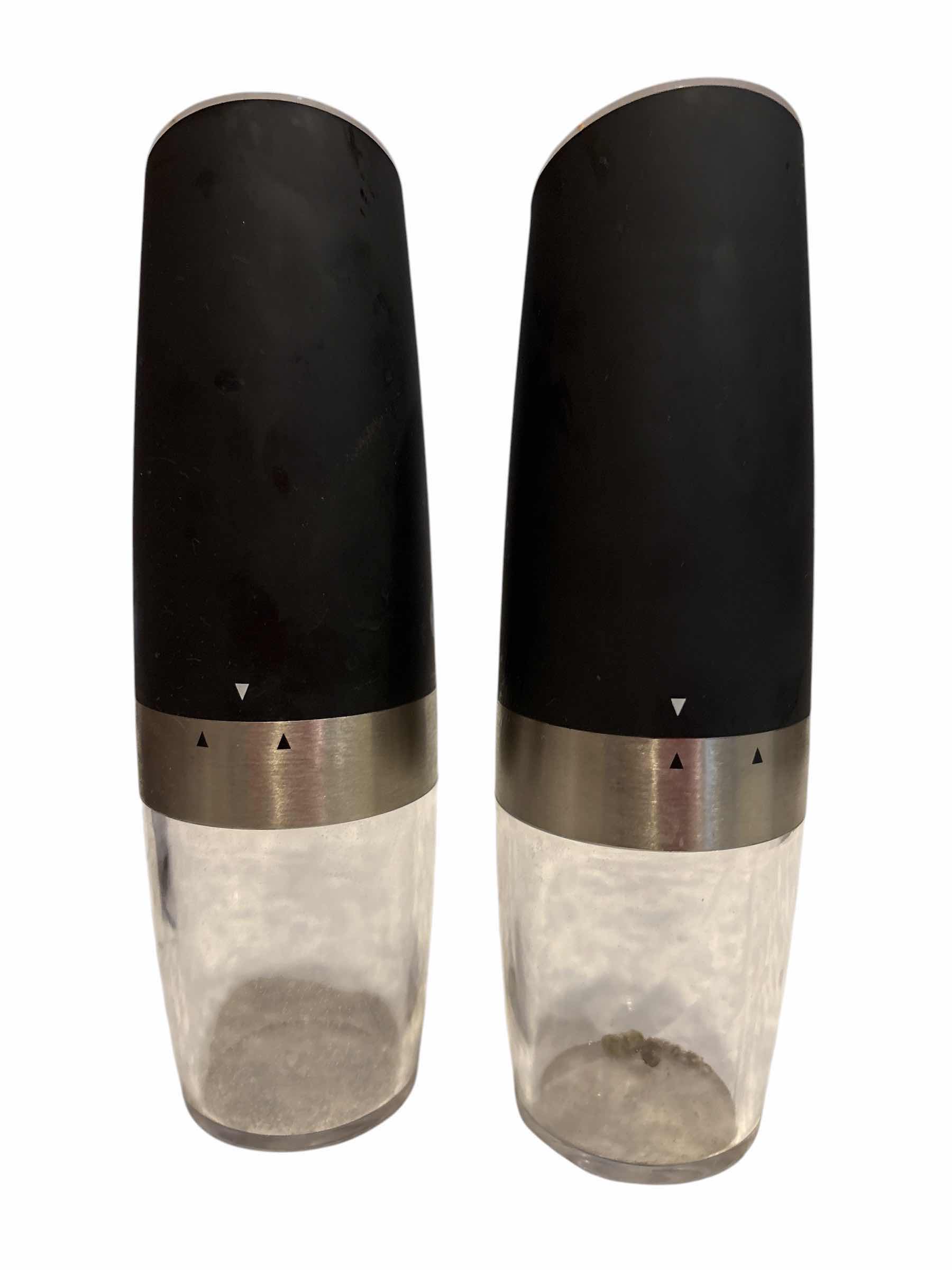 Photo 1 of GRAVITY ELECTRIC PEPPER & SALT MILL SET $33