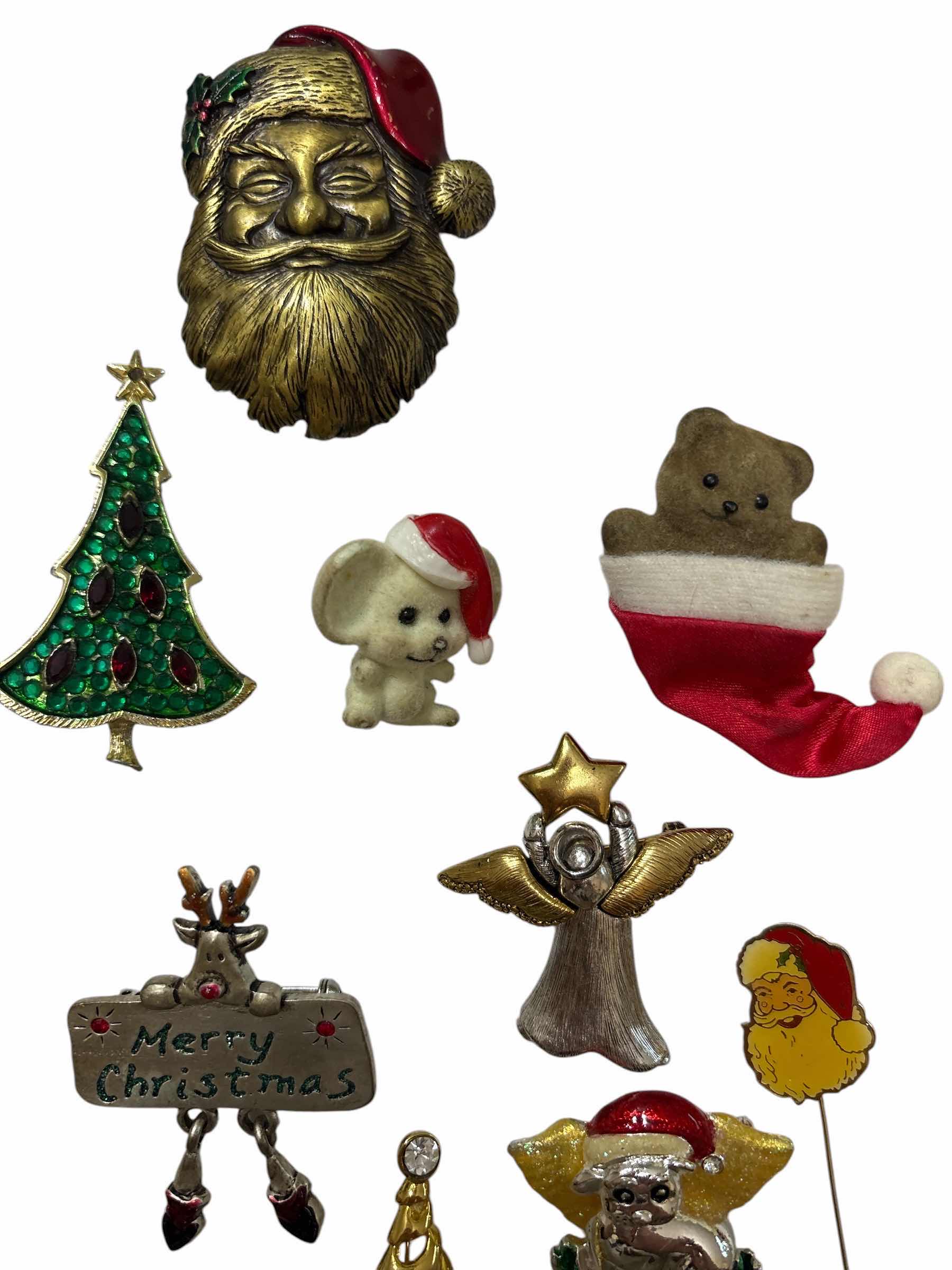 Photo 1 of CHRISTMAS DECORATIVE PINS (12)PCS