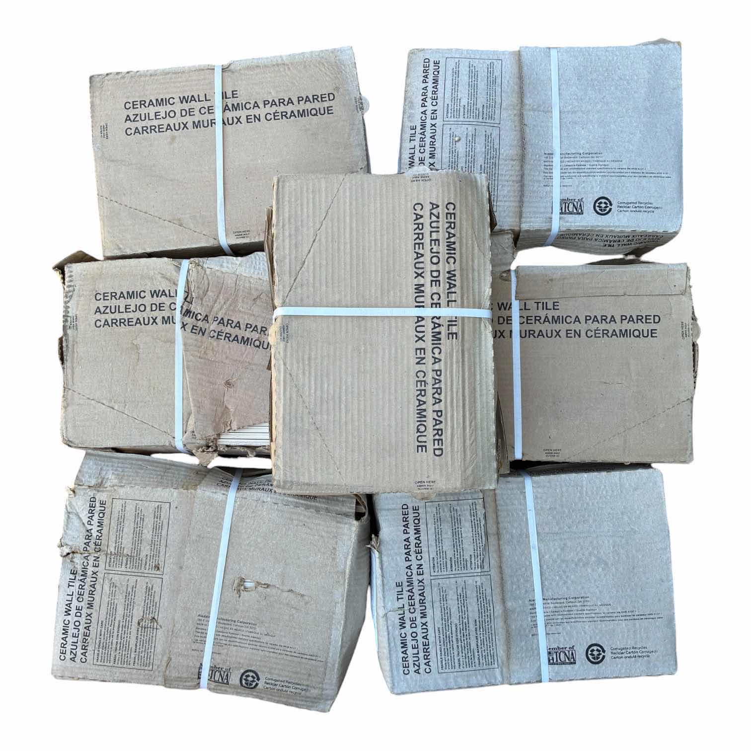 Photo 1 of DALTILE WHITE FINISH TILE 4” X 12” (10.64SQFT PER CASE/7 CASES) READ NOTES