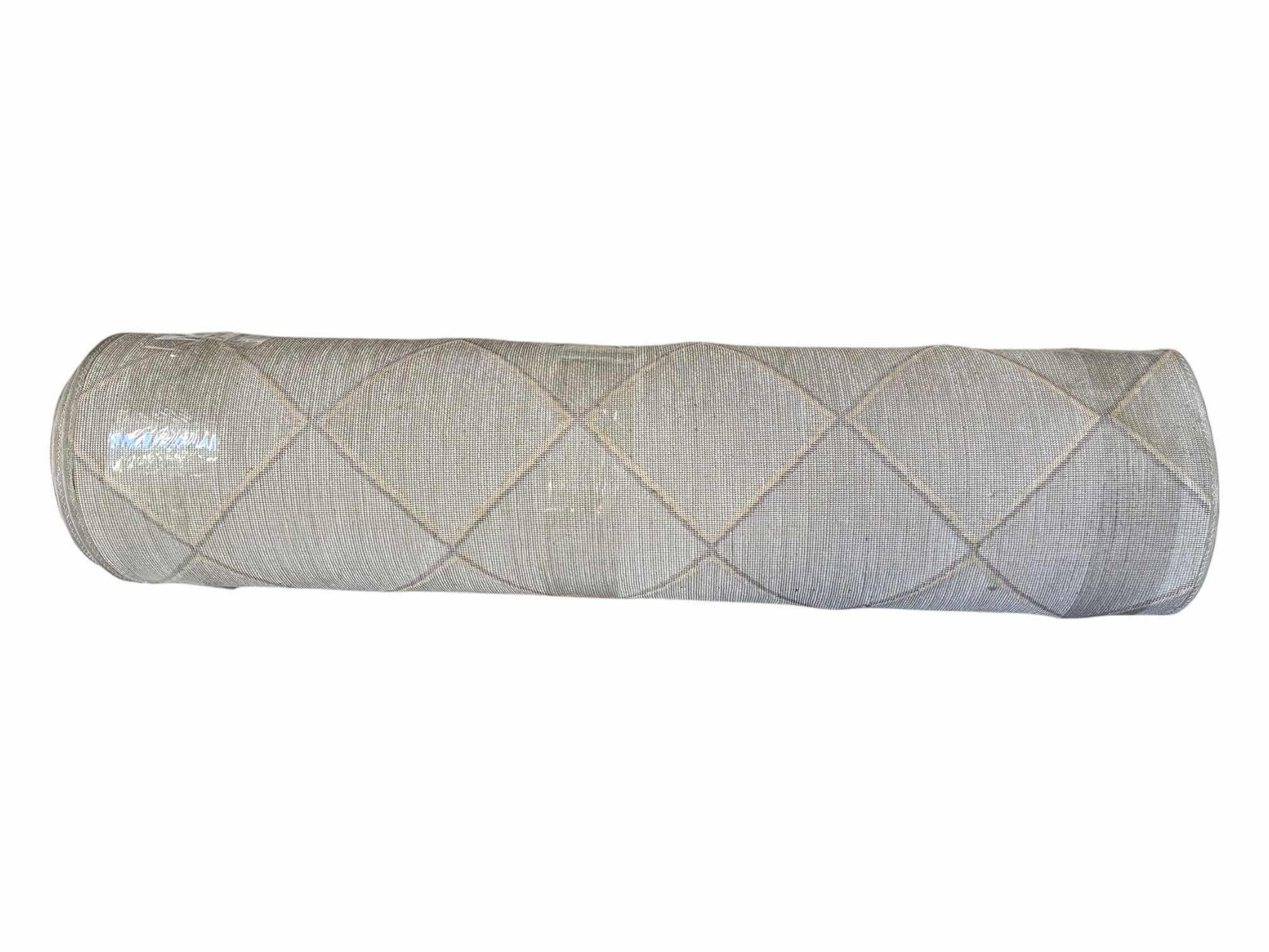 Photo 1 of GRAY DIAMOND LATTICE FINISH WOOL RUNNER AREA RUNNER RUG 42” X 144”