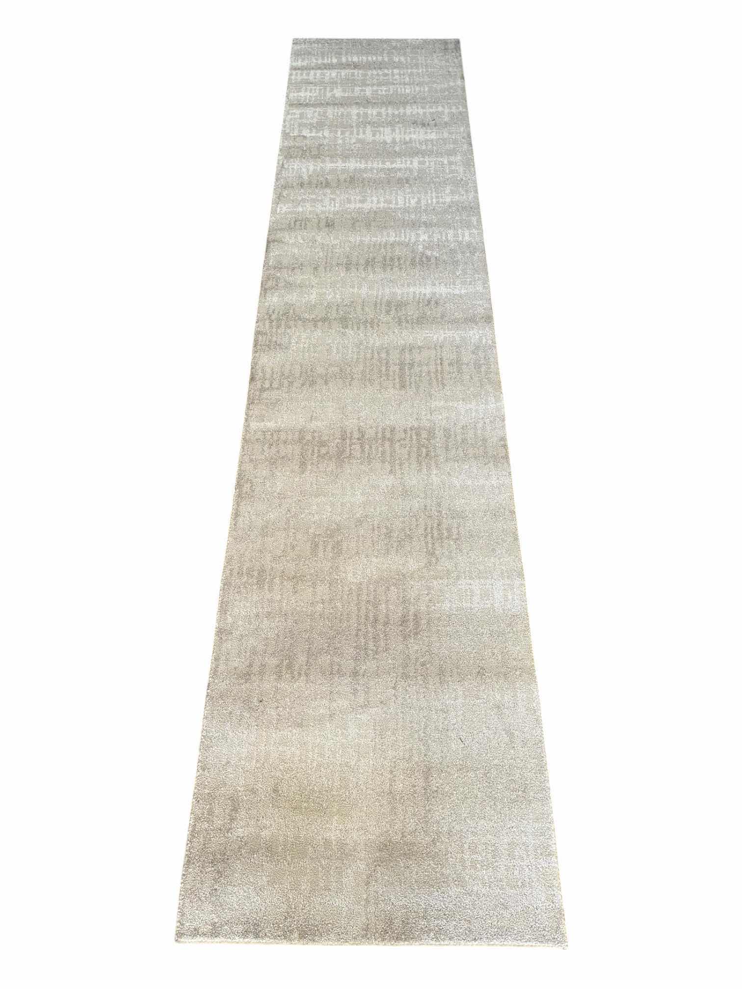 Photo 1 of OKELLY SAND FINISH WOOL RUNNER AREA RUG 30” X 144” $320
