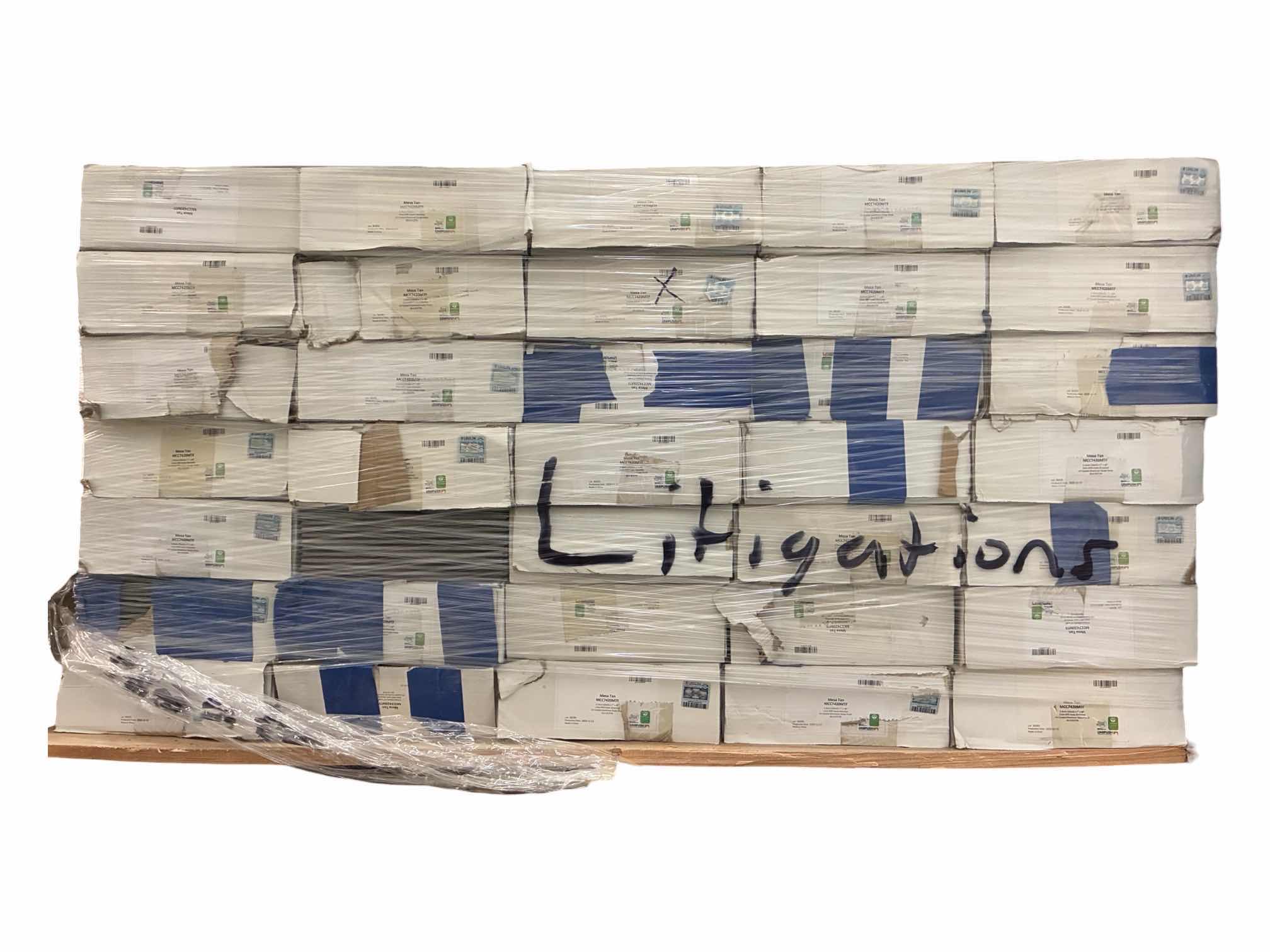 Photo 1 of MISSION COLLECTION MESA TAN FINISH GLUE DOWN PLANK VINYL TILE 7” X 48” X 20MIL (28.4SQFT PER CASE/35 CASES) READ NOTES $3966