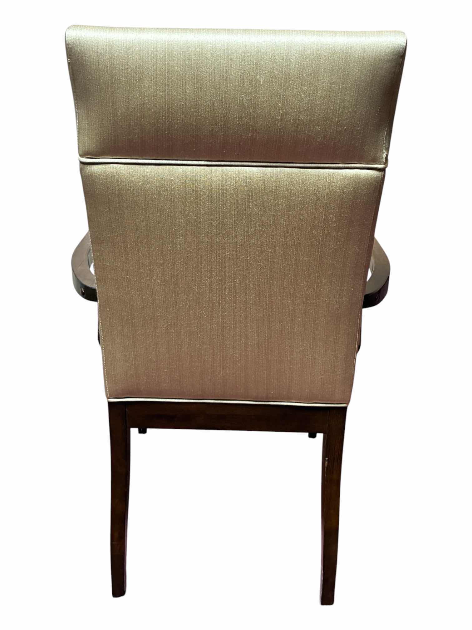 View 5 of WORLD MARKET LACQUER CRAFT HOLLYWOOD UPHOLSTERED ARMCHAIR 22” X 23” H38”