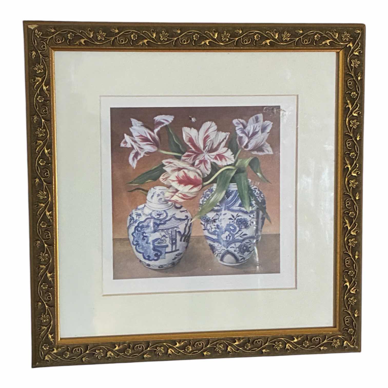 View 1 of TULIPS & TWO POTS BY JOYCE GALLEY ARTWORK 13.75“ X 13.75“