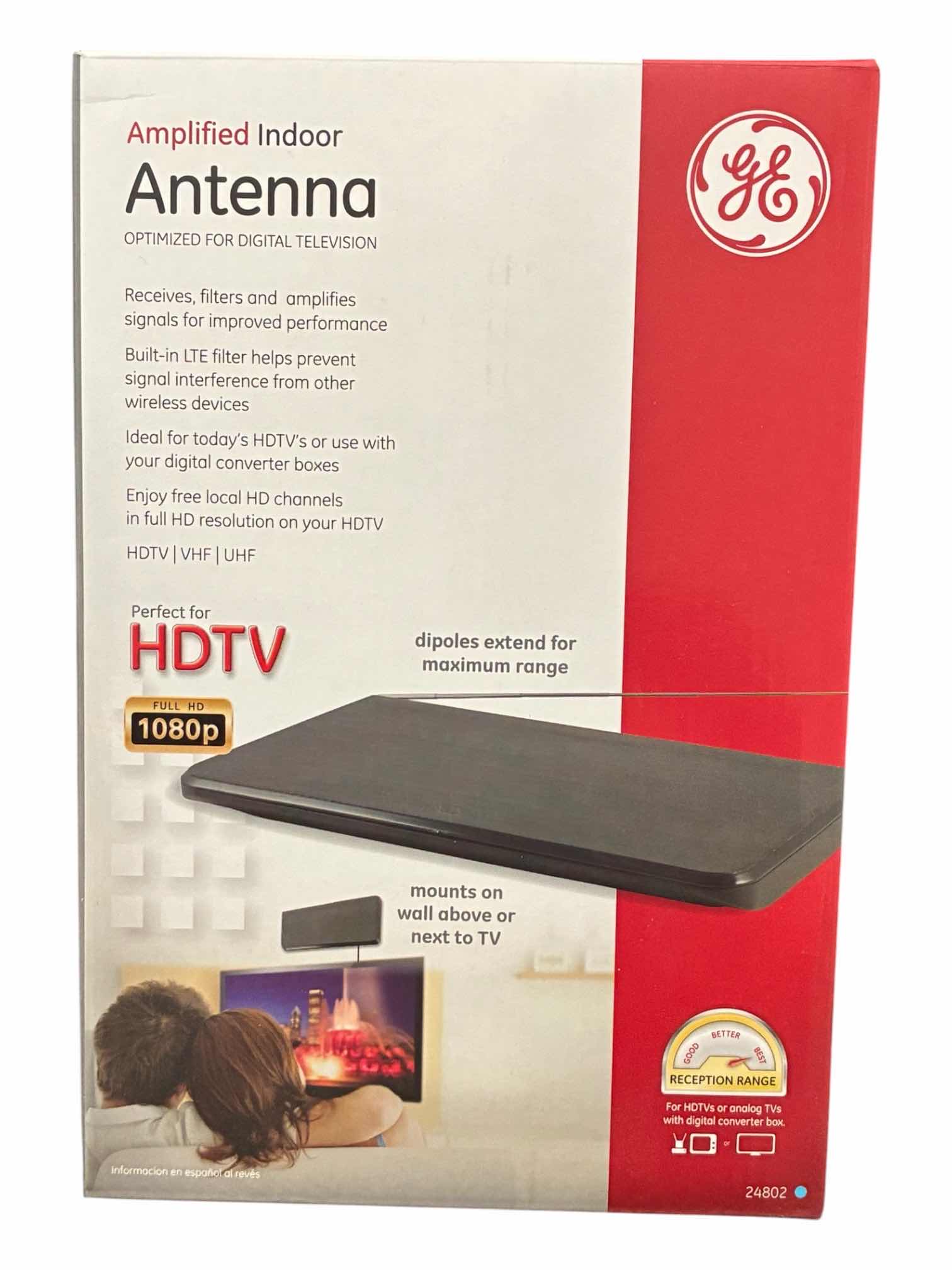 Photo 1 of GE AMPLIFIED INDOOR TV ANTENNA OPTIMIZE FOR DIGITAL TELEVISION