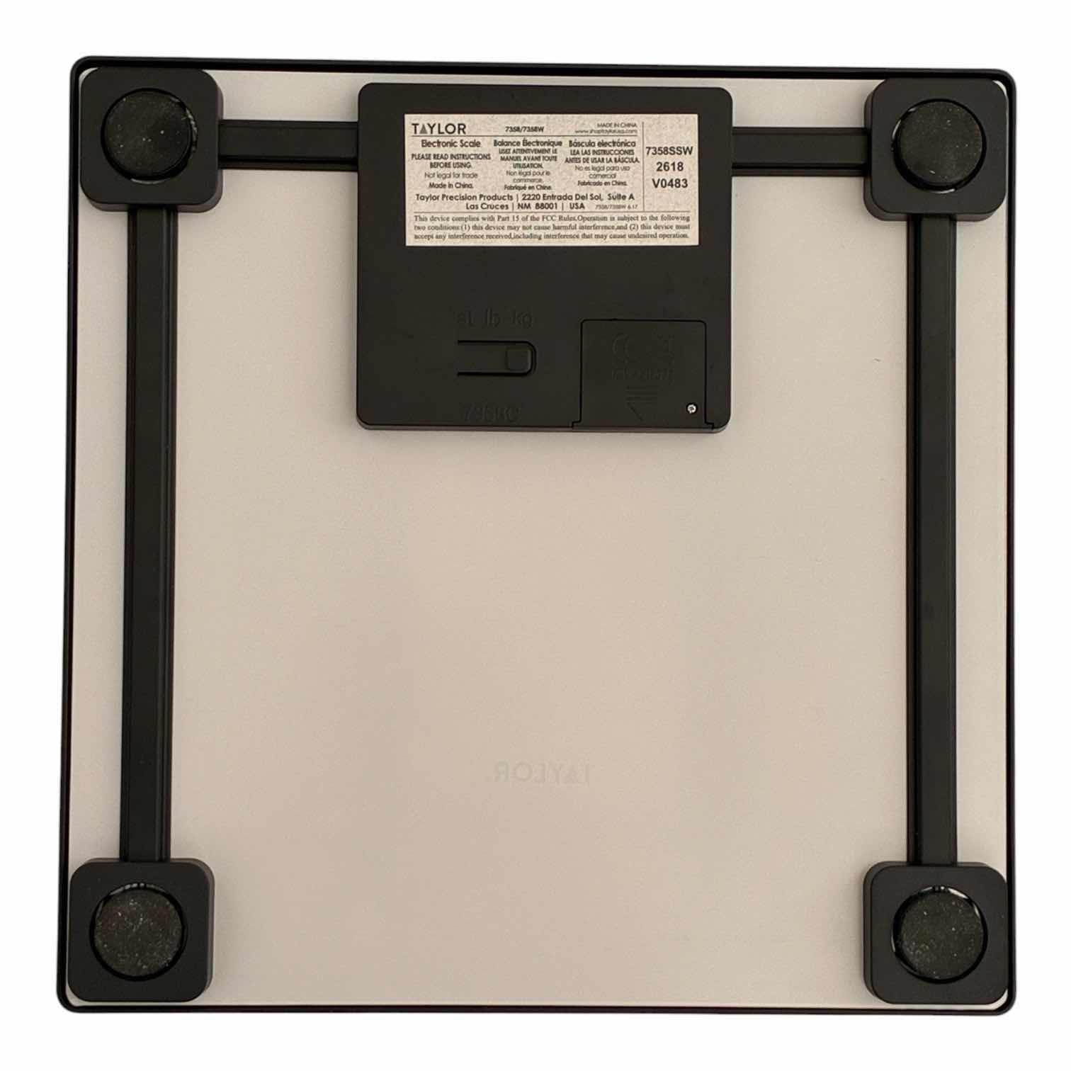 Photo 1 of TAYLOR DIGITAL ELECTRONIC BODY SCALE 7358