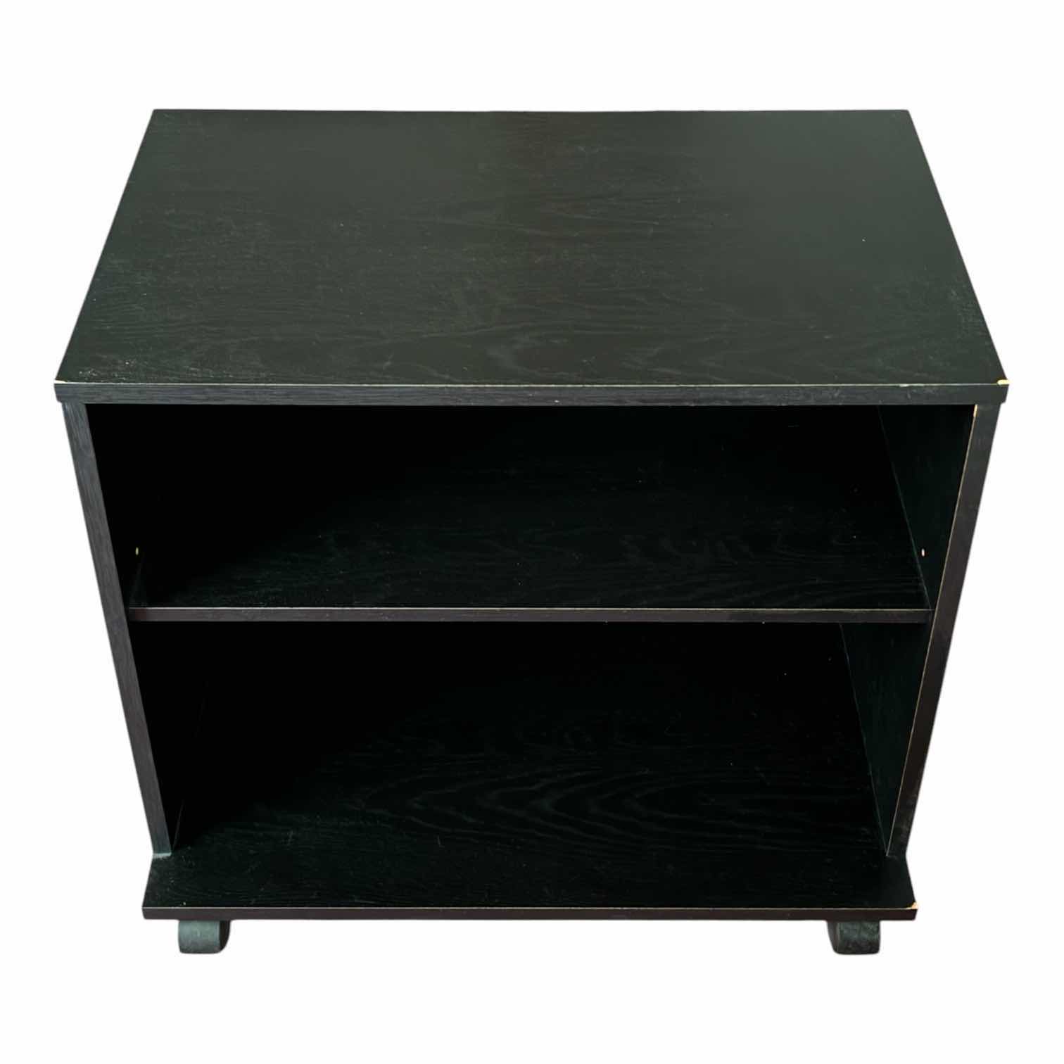 Photo 1 of MAINSTAYS BLACK TV/VCR ROLLING CART 23.5” X 14.5” H21”