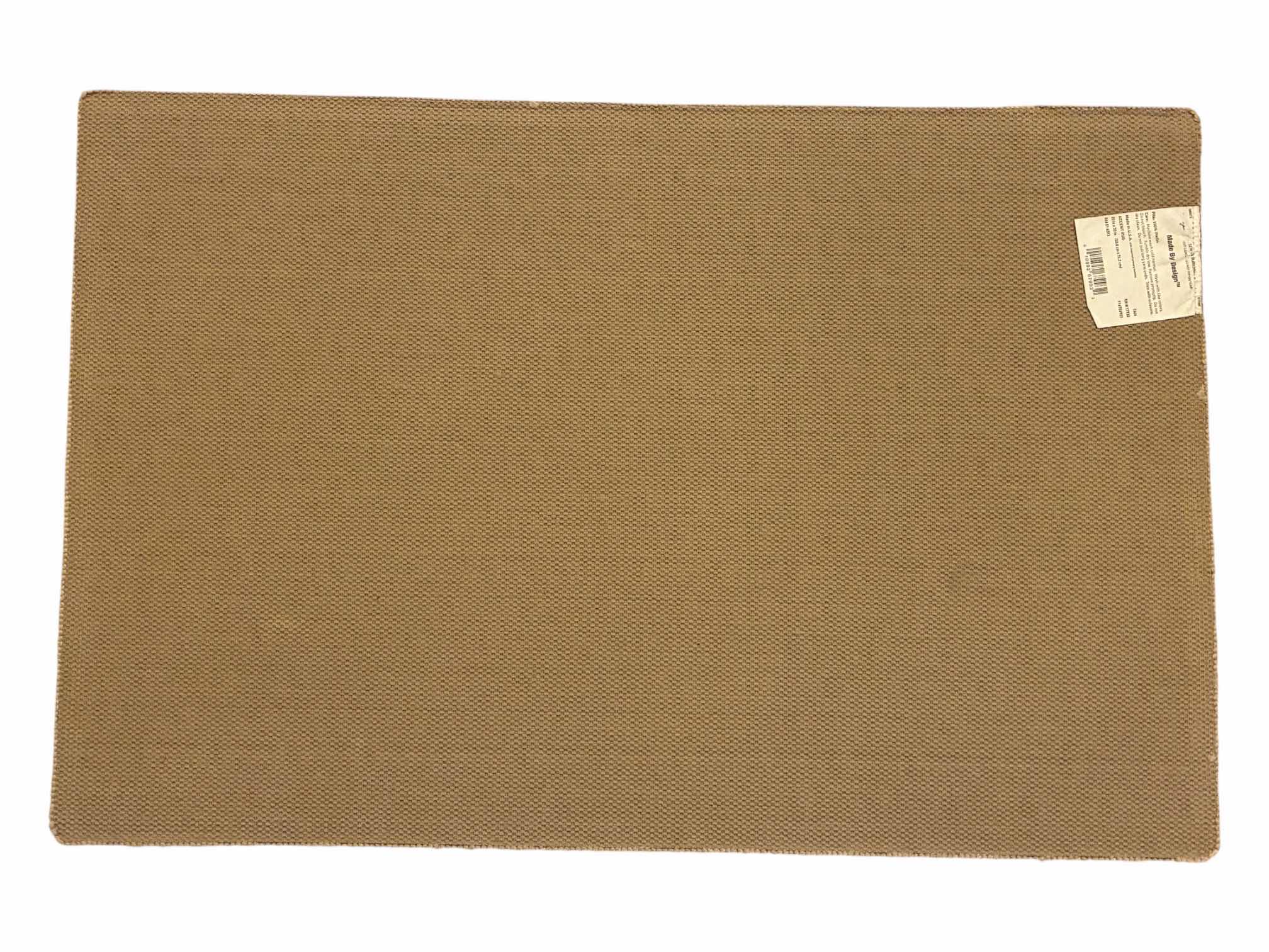 Photo 1 of MADE BY DESIGN TAN ACCENT INDOOR RUG 20“ X 30“