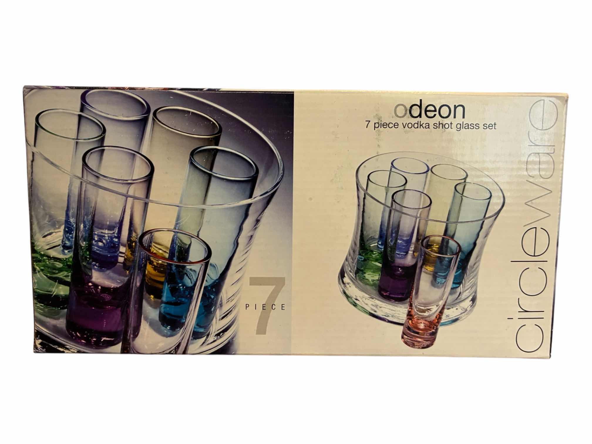 Photo 1 of ODEON 7PC VODKA SHOT GLASS SET