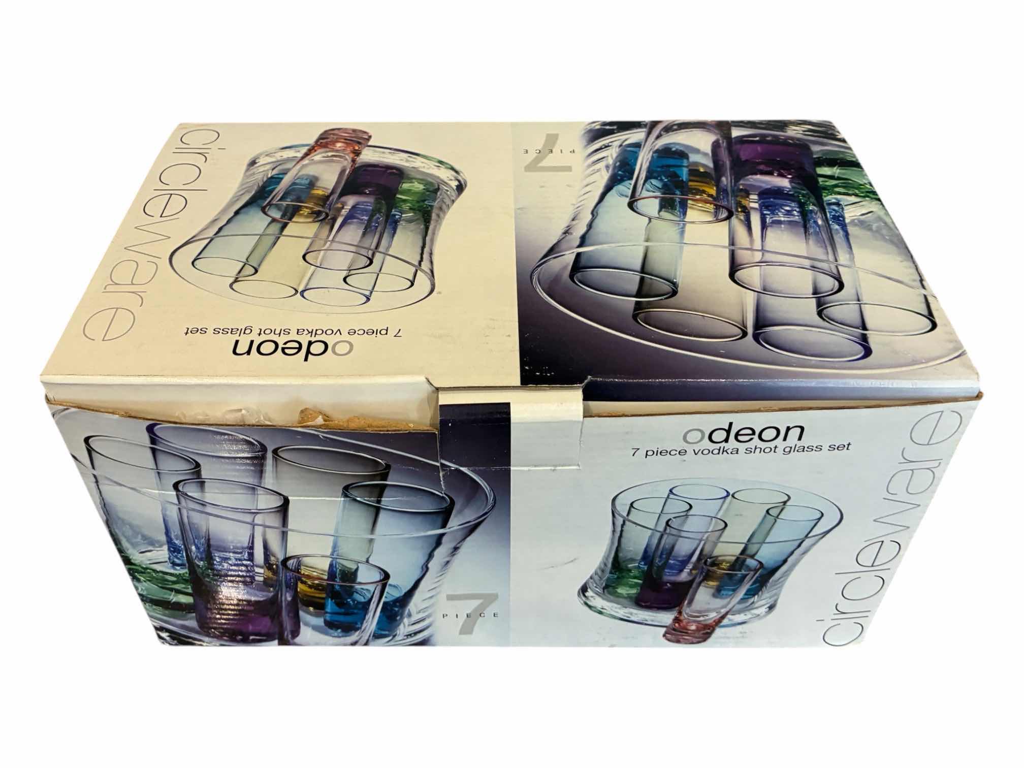Photo 1 of ODEON 7PC VODKA SHOT GLASS SET