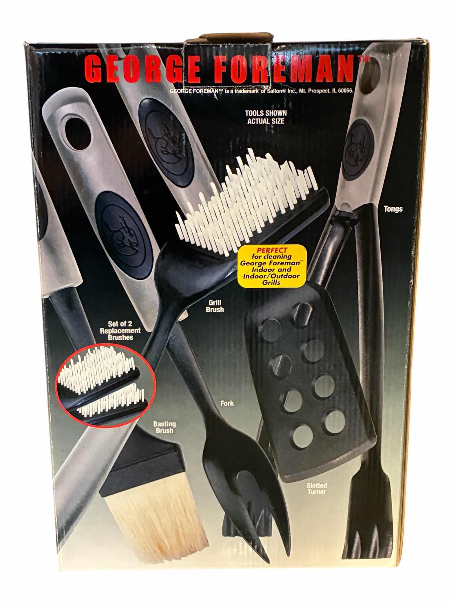 Photo 1 of GEORGE FOREMAN 7PC NYLON KITCHEN UTENSIL TOOL SET