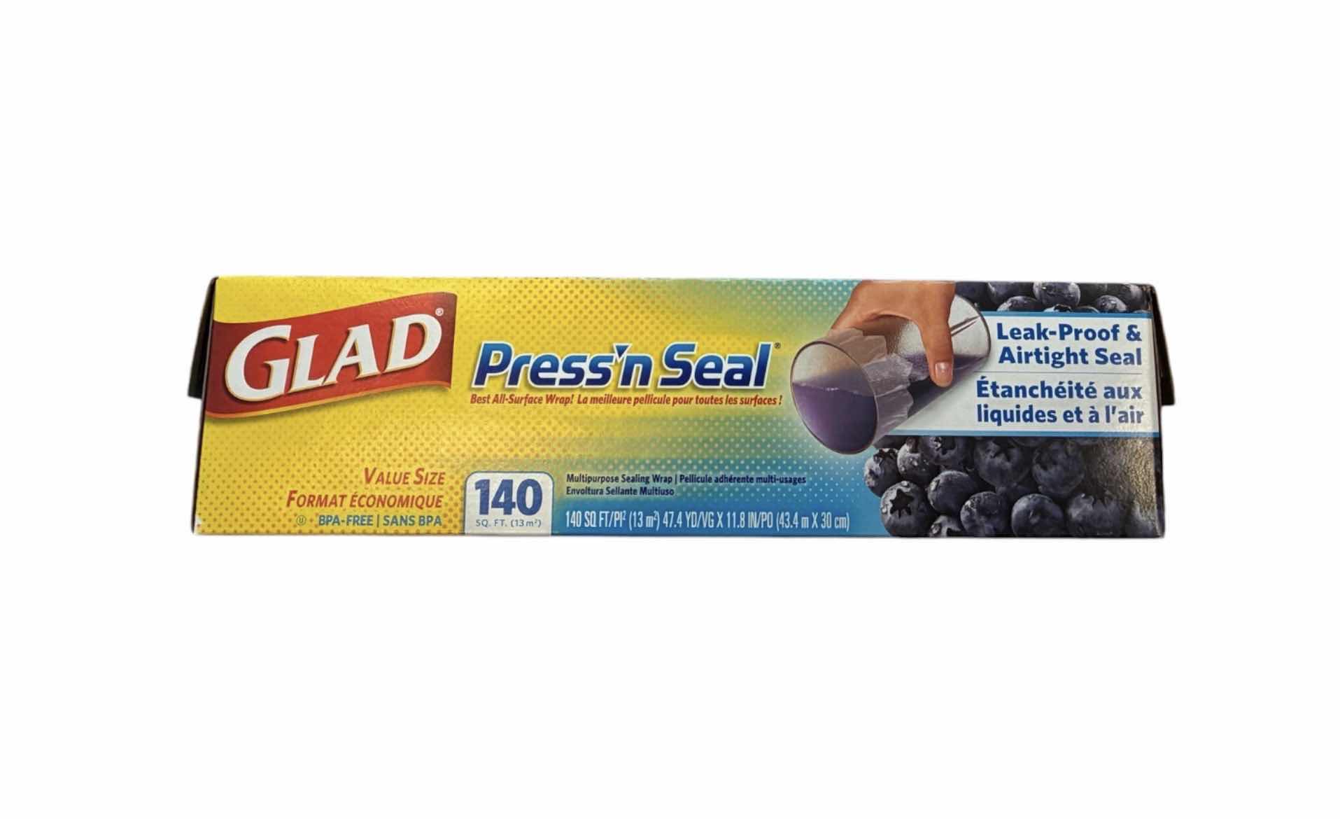 Photo 1 of NEW REYNOLDS WRAP HEAVY DUTY 150SQFT ALUMINUM FOIL (2) & NEW GLAD PRESS AND SEAL 140SQFT PLASTIC WRAP