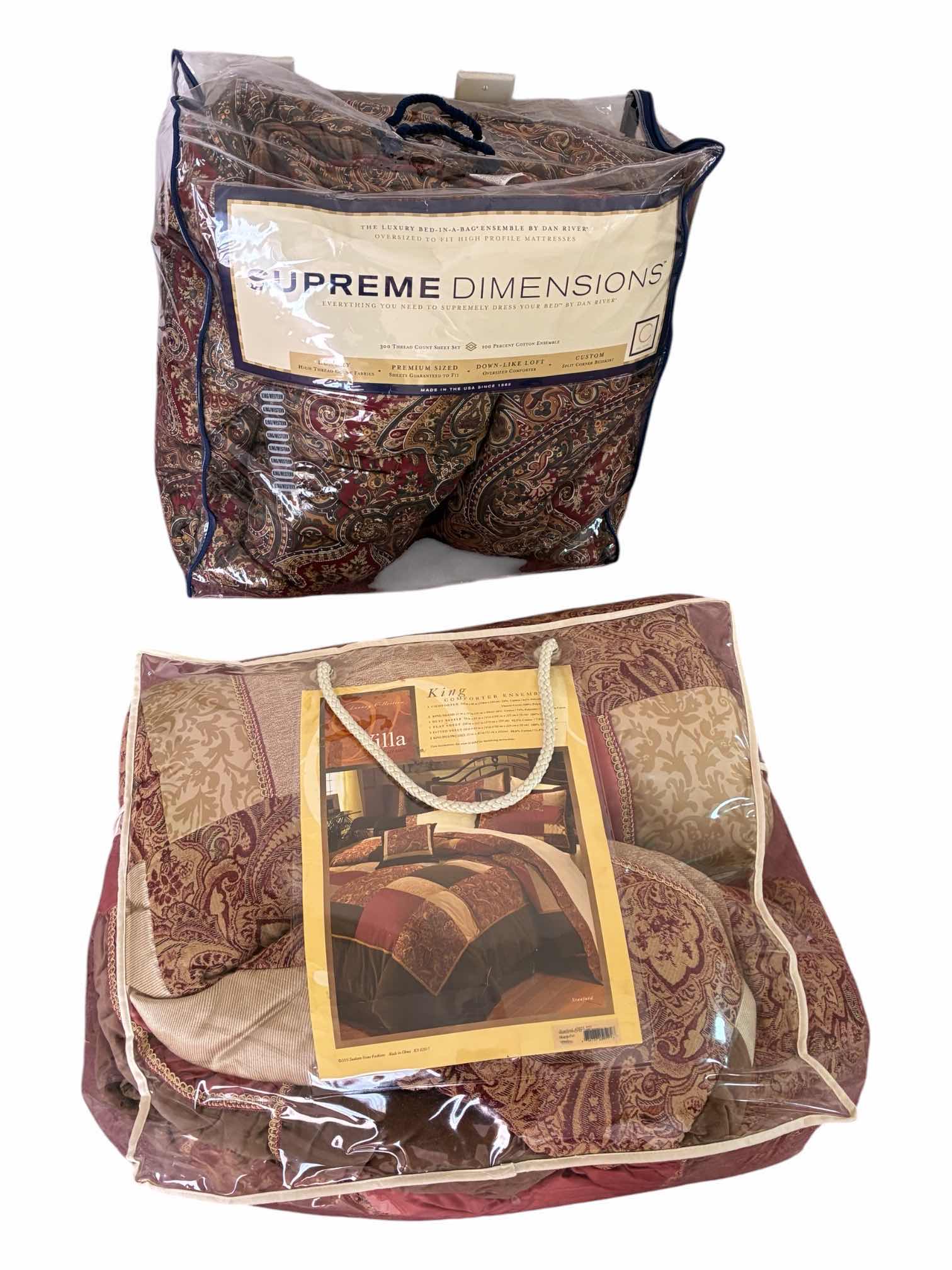 Photo 1 of CALIFORNIA KING & KING COMFORTER BEDDING SETS (2)