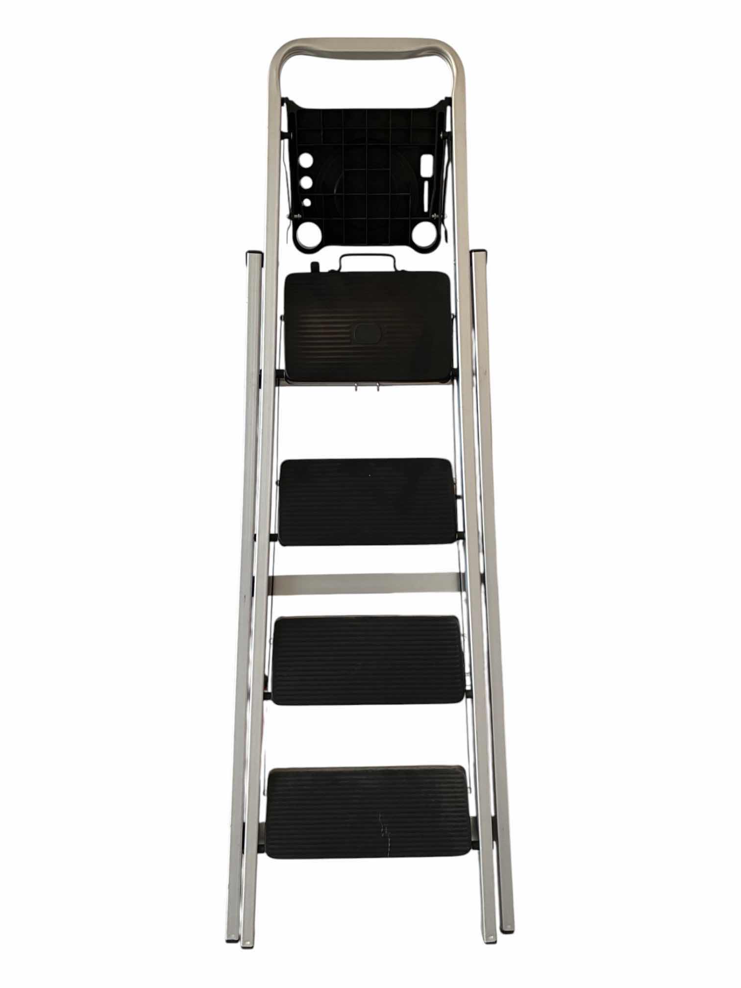 Photo 1 of FOLDING 4-STEP LADDER 17” X 34” H63”