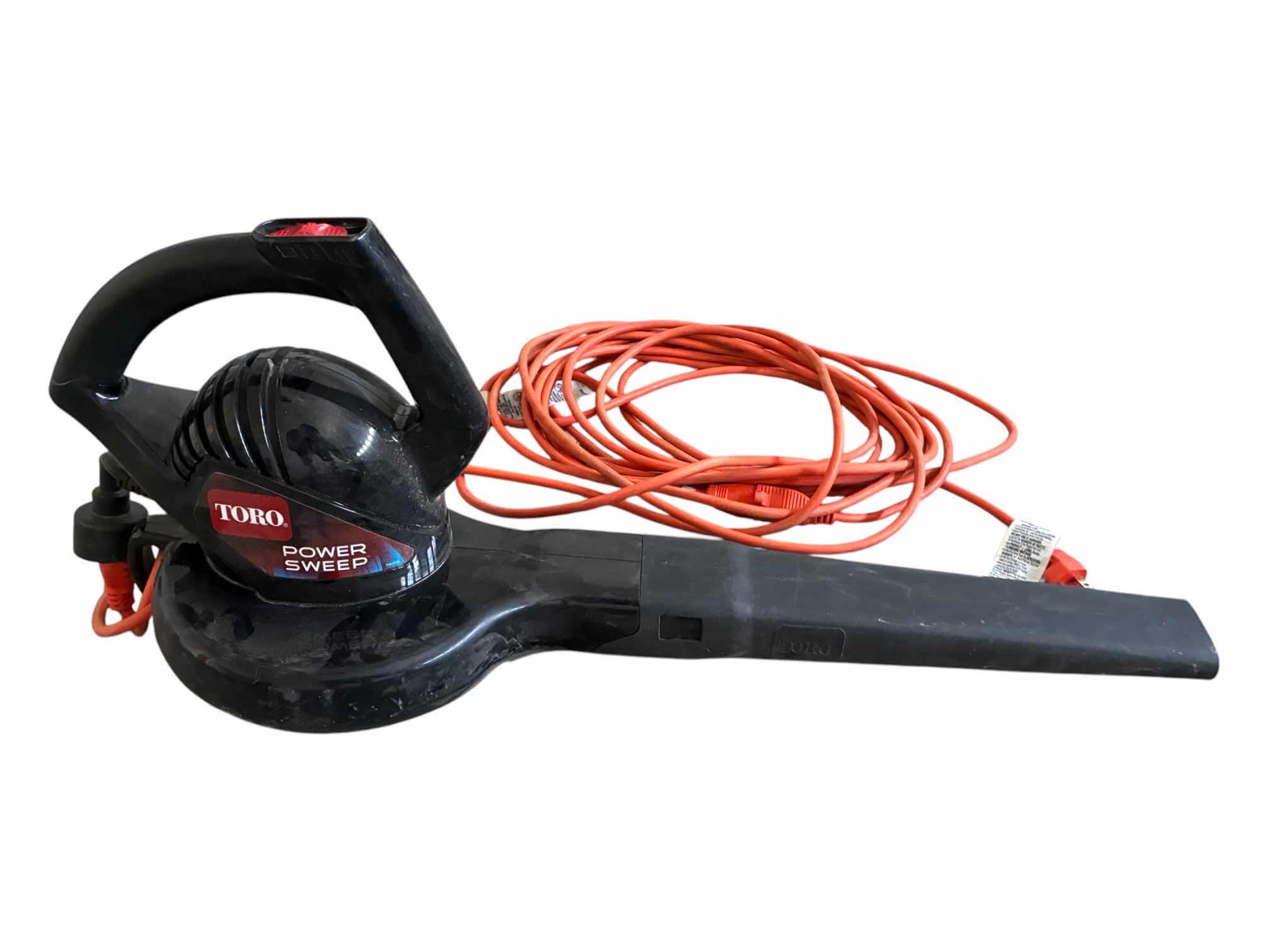 Photo 1 of TORO POWER SWEEP ELECTRIC BLOWER W EXTENSION CORD