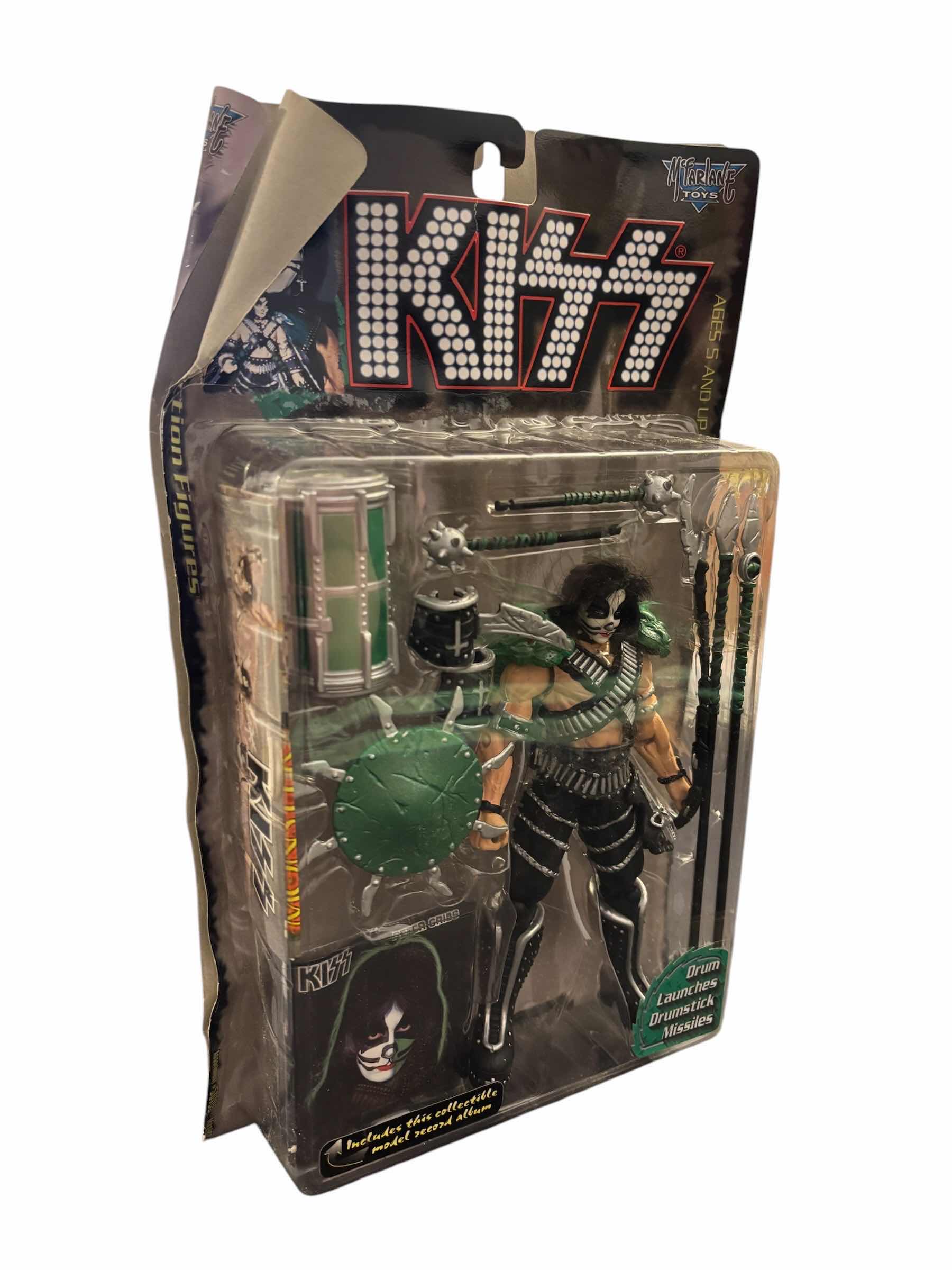 Photo 1 of 1997 MCFARLANE TOYS KISS PETER CRISS ULTRA ACTION FIGURE & ACCESSORIES