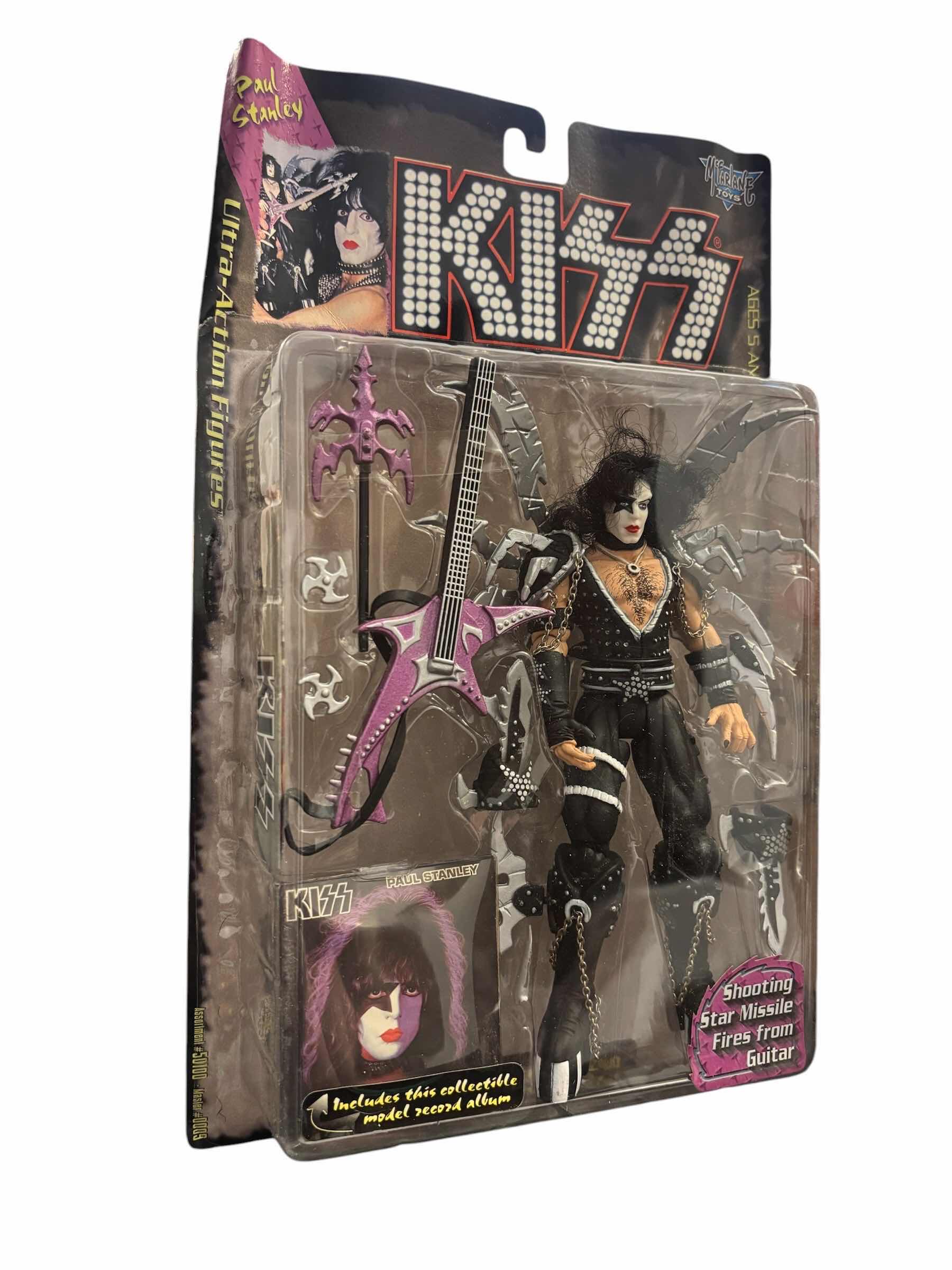 Photo 1 of 1997 MCFARLANE TOYS KISS PAUL STANLEY ULTRA ACTION FIGURE & ACCESSORIES