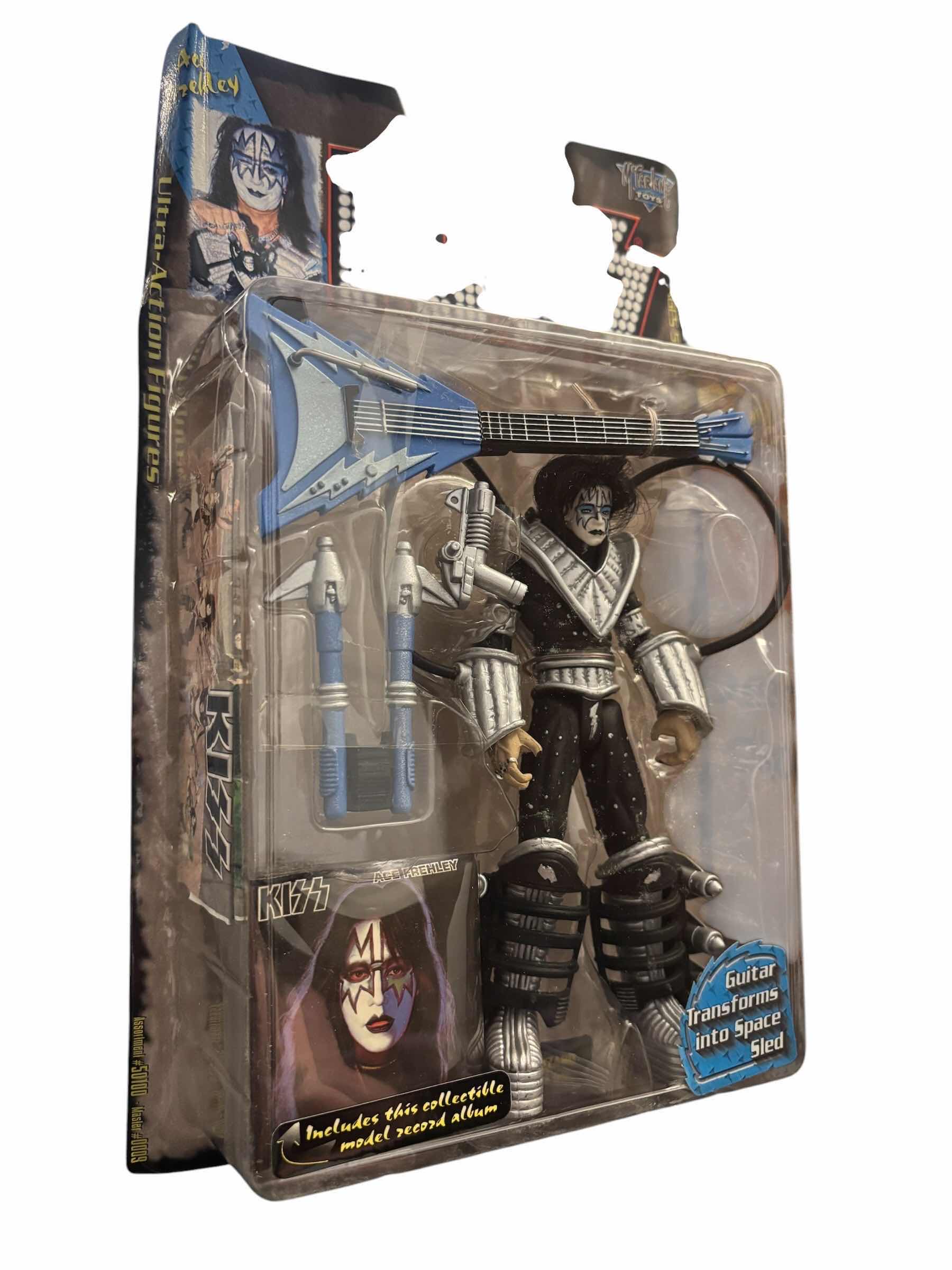 Photo 1 of 1997 MCFARLANE TOYS KISS ACE FREHLEY ULTRA ACTION FIGURE & ACCESSORIES