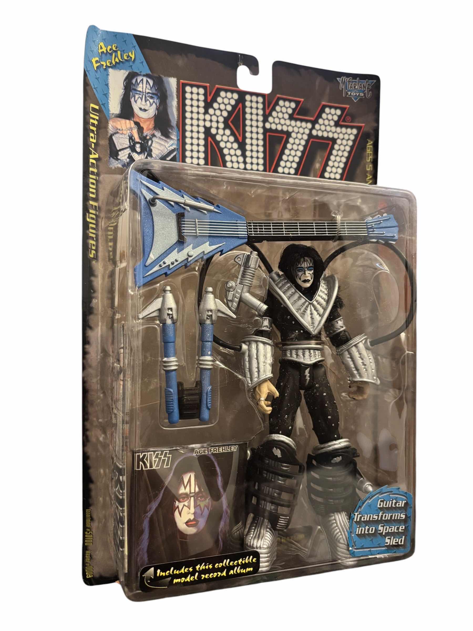 Photo 1 of 1997 MCFARLANE TOYS KISS ACE FREHLEY ULTRA ACTION FIGURE & ACCESSORIES