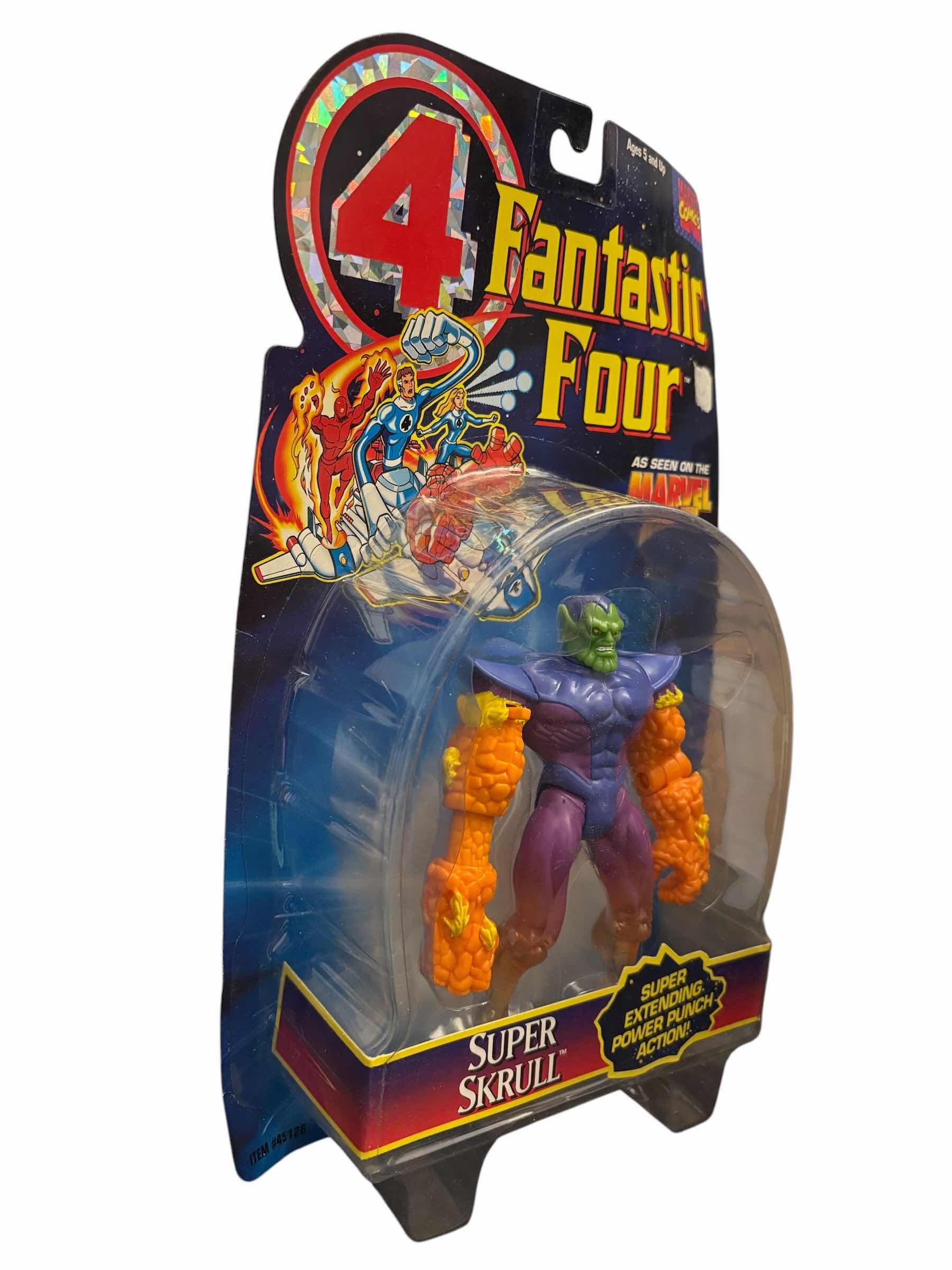 Photo 1 of 1995 TOY BIZ MARVEL COMICS FANTASTIC FOUR SUPER SKRULL ACTION FIGURE