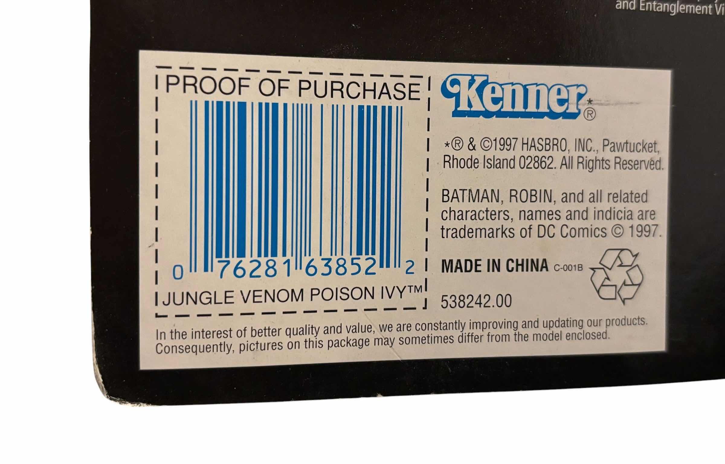 Photo 1 of 1997 HASBRO KENNER BATMAN & ROBIN JUNGLE VENOM POISON IVY ACTION FIGURE W TOXIC VENOM SPRAY CANNON & ENTANGLEMENT VINES