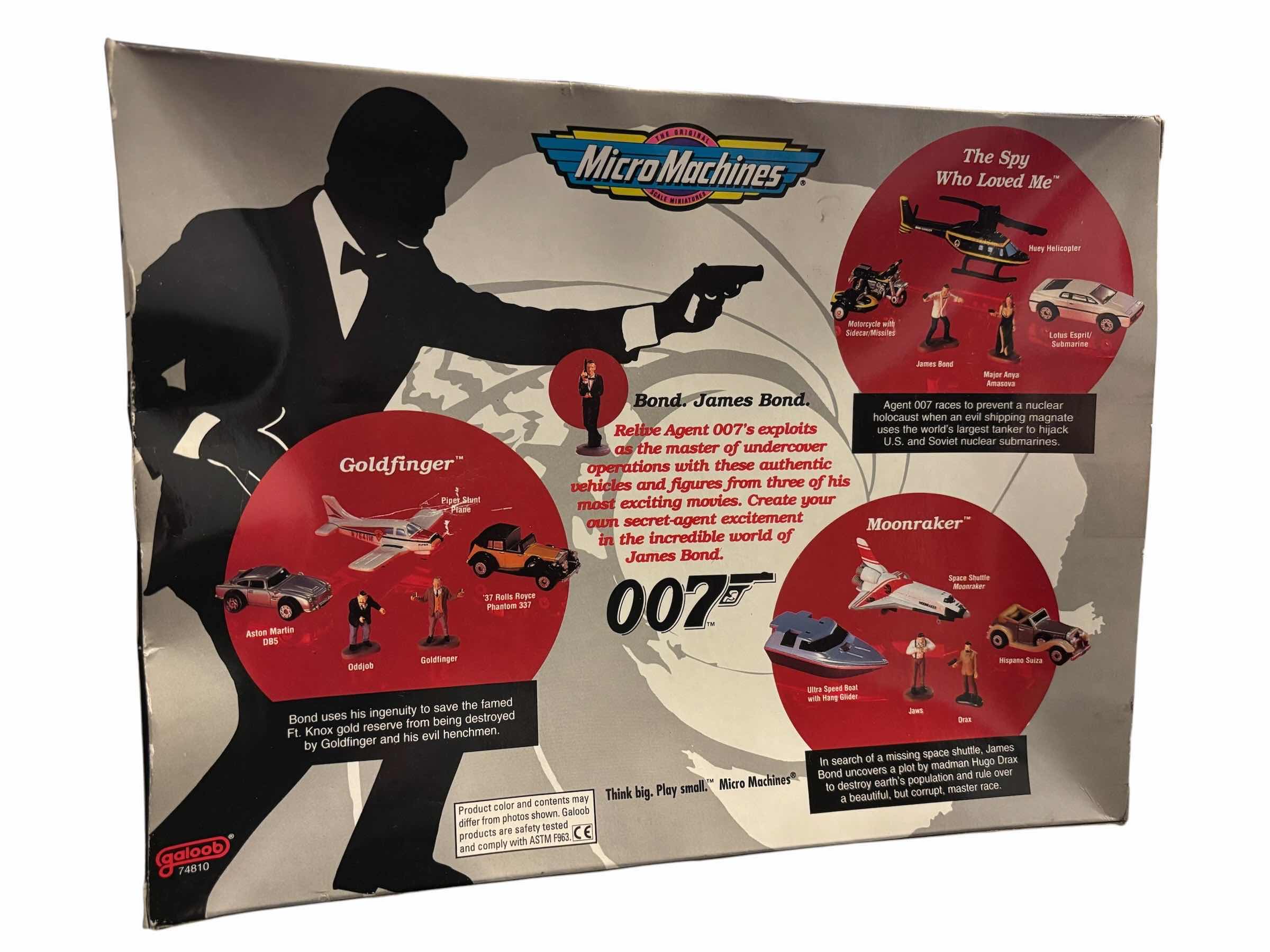 Photo 1 of 1994 GALOOB MICRO MACHINES SCALE MINIATURES JAMES BOND 007