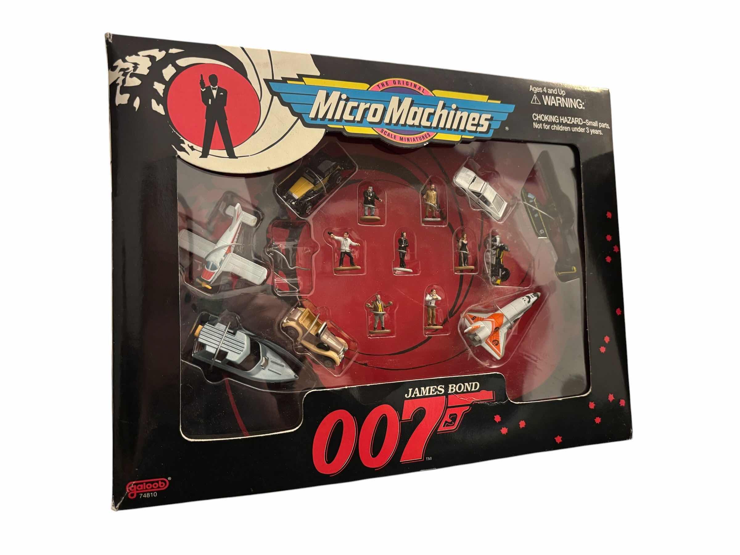 Photo 1 of 1994 GALOOB MICRO MACHINES SCALE MINIATURES JAMES BOND 007