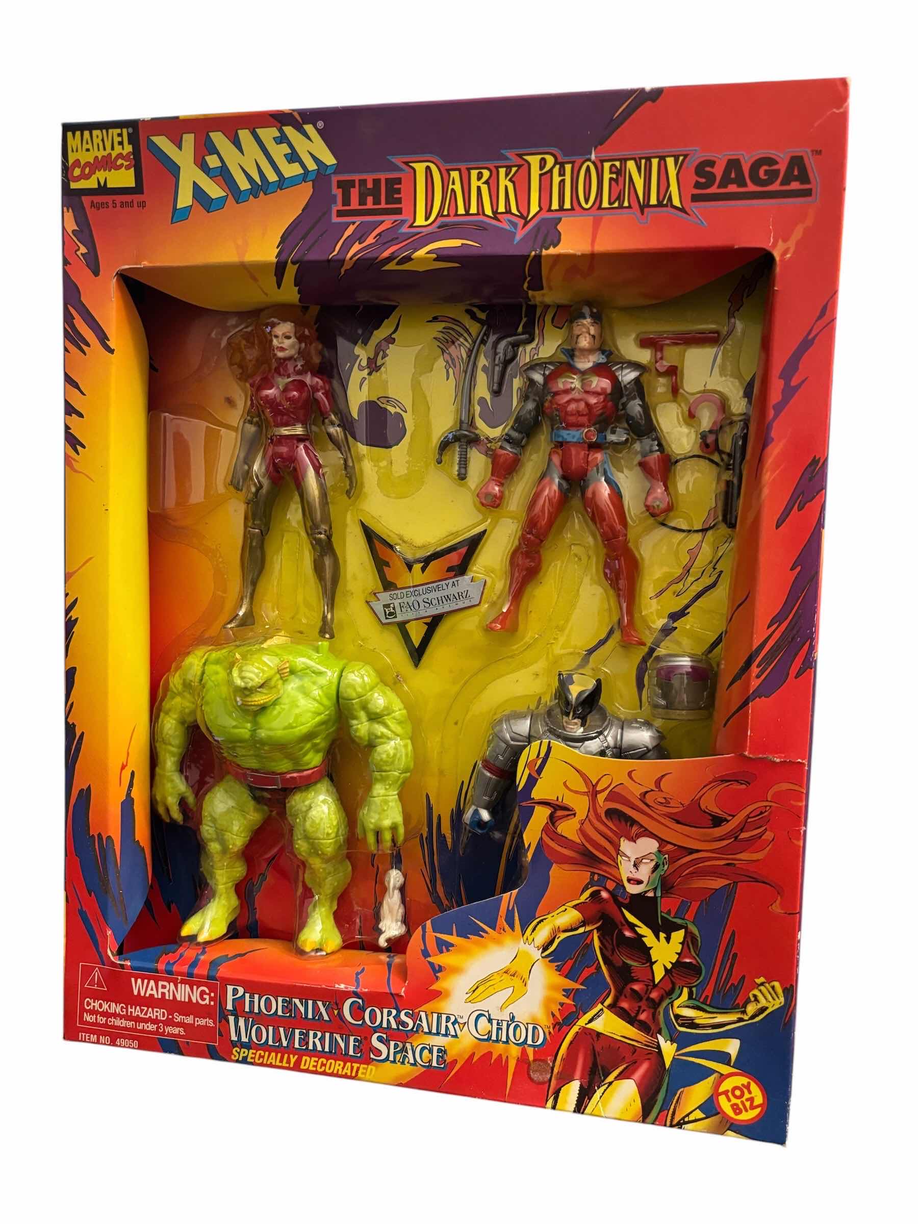 Photo 1 of 1995 TOY BIZ MARVEL COMICS X-MEN THE DARK PHOENIX SAGA ACTION FIGURE COLLECTION