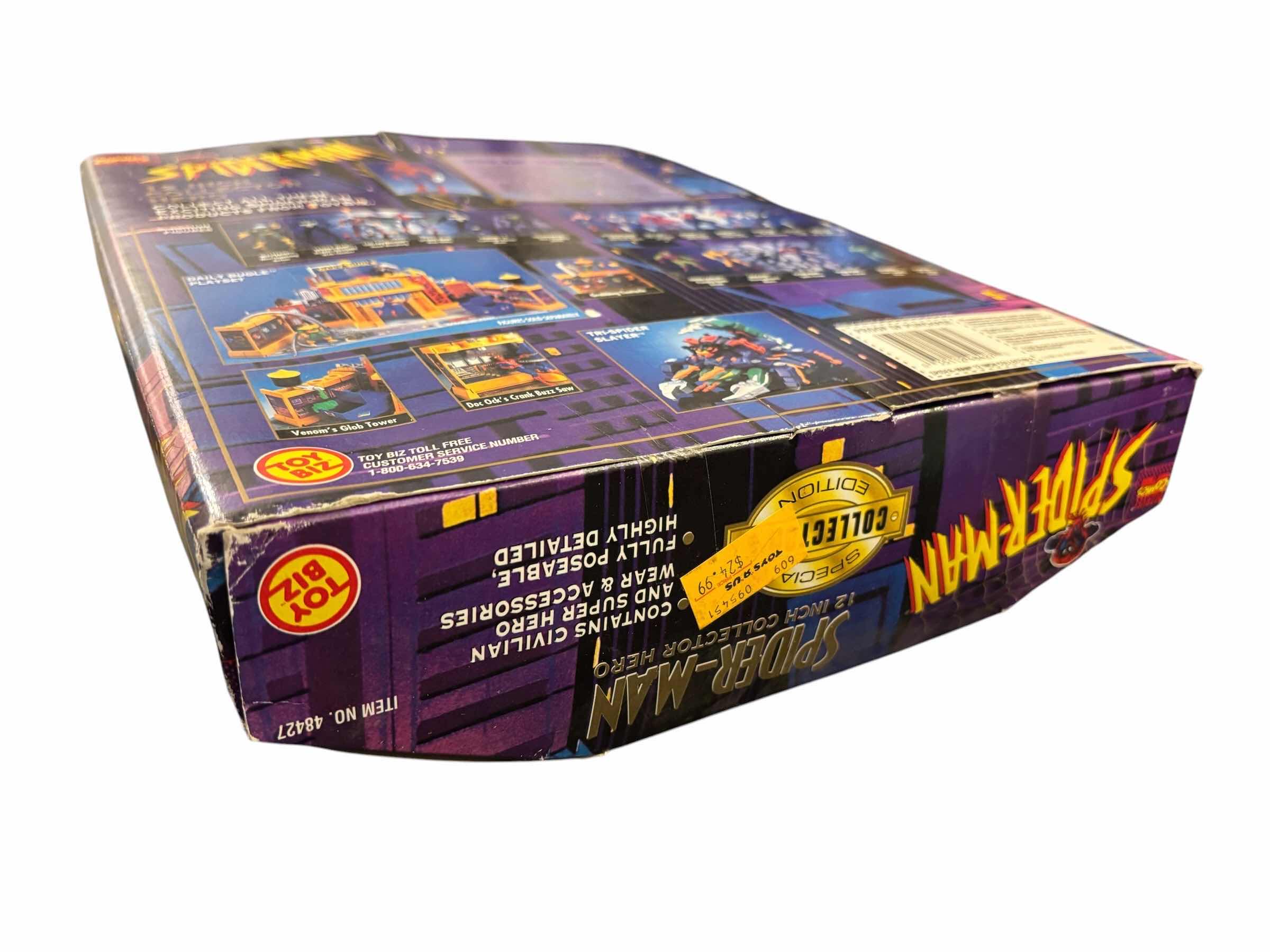 Photo 1 of 1995 TOY BIZ MARVEL COMICS SPIDER-MAN 12” COLLECTORS HERO W ACCESSORIES