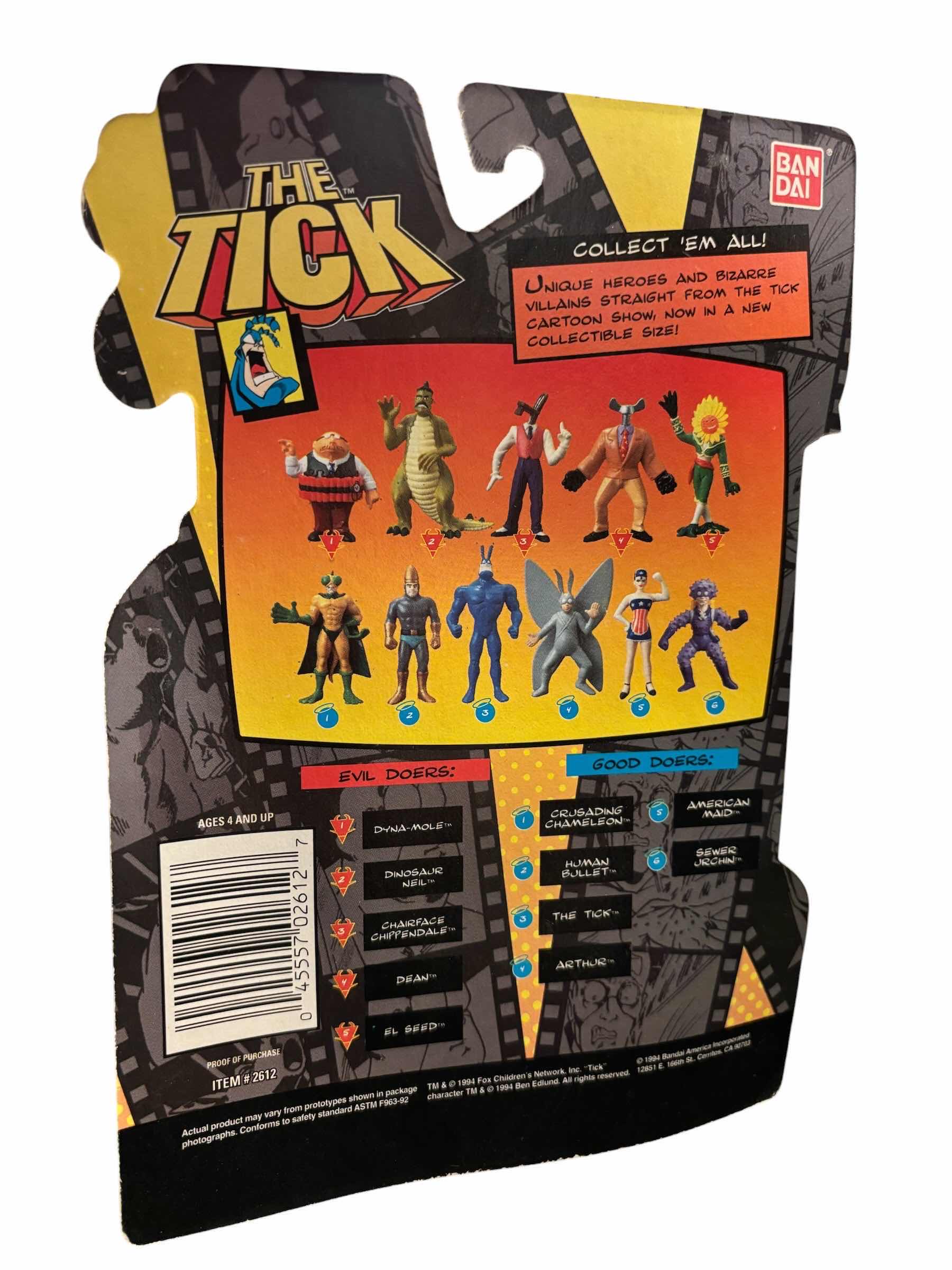 Photo 1 of 1994 BANDAI THE TICK COLLECTIBLE FIGURE, SEWER URCHIN