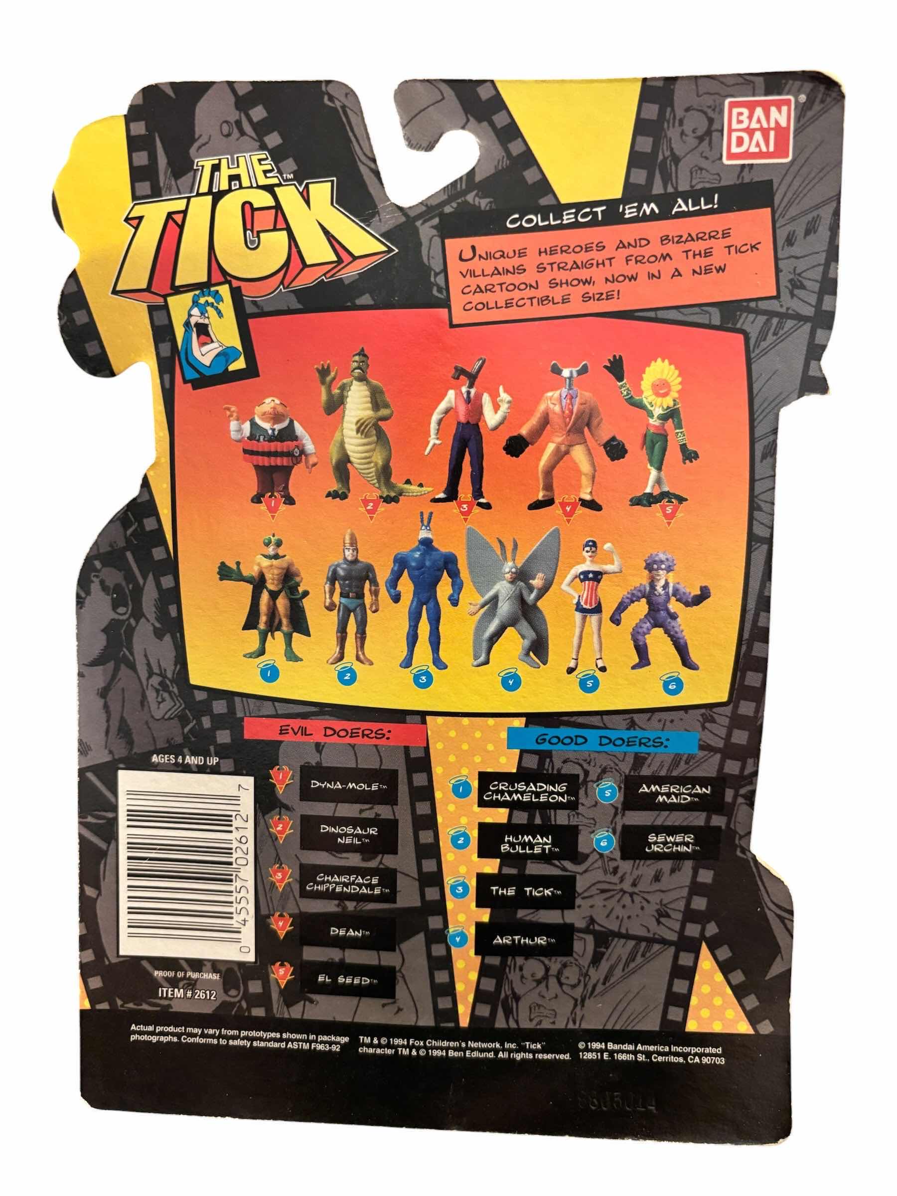 Photo 1 of 1994 BANDAI THE TICK COLLECTIBLE FIGURE, EL SEED