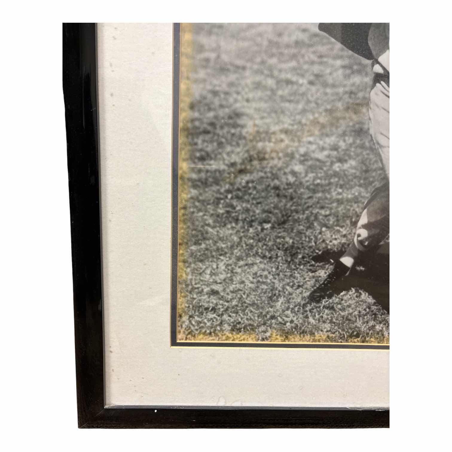 Photo 1 of FRAMED ARTWORK BOSTON RED SOX BASEBALL PLAYER HALL OF FAMER TED WILLIAMS SIGNED 24”X28.5” $349