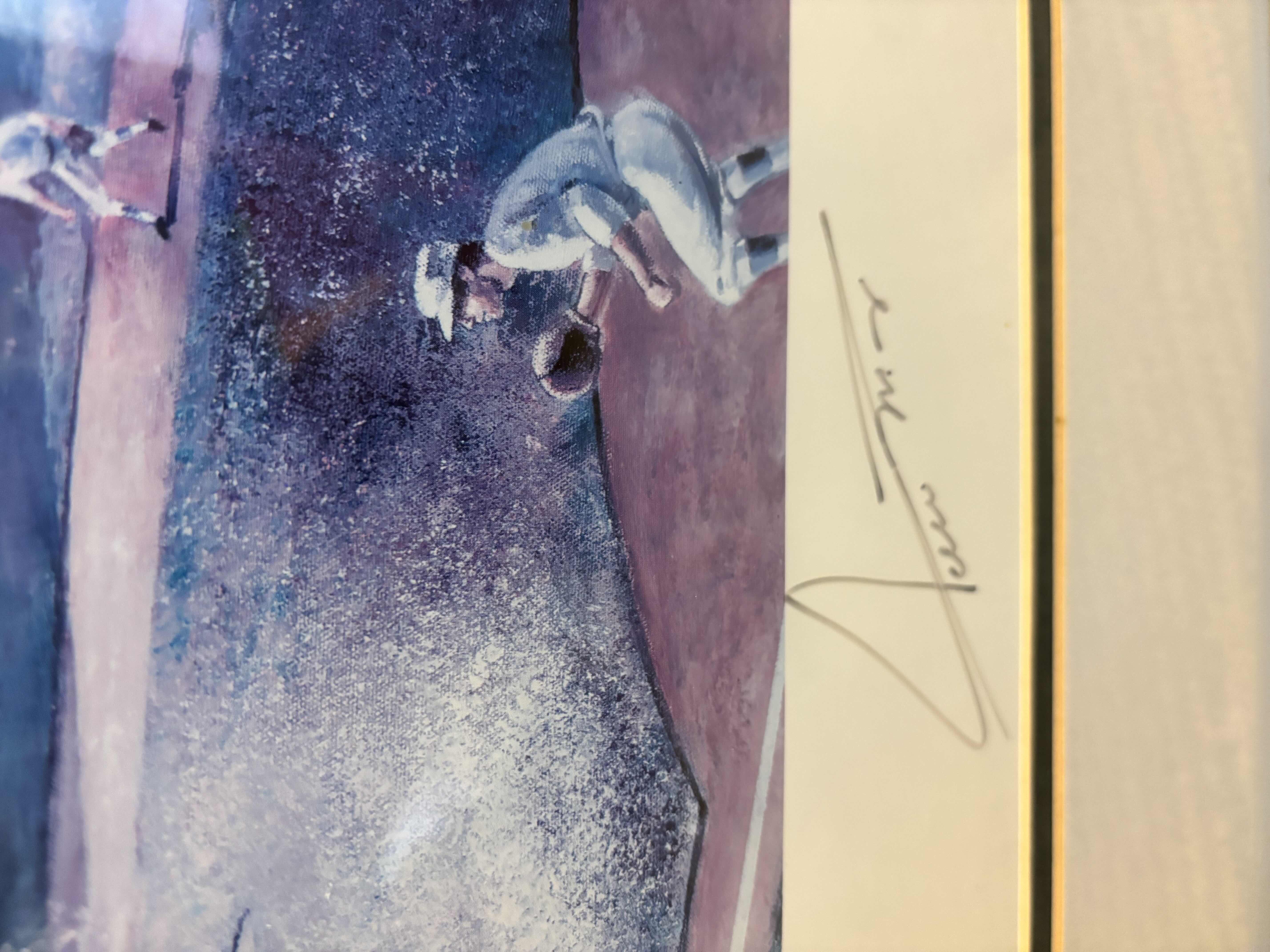 Photo 1 of SIGNED & NUMBERED FRAMED LITHOGRAPH TITLED “FIELD OF DREAMS” BY ARTIST ANGELO MARINO WITH GUARANTEE OF AUTHENTICITY 32” X 22”